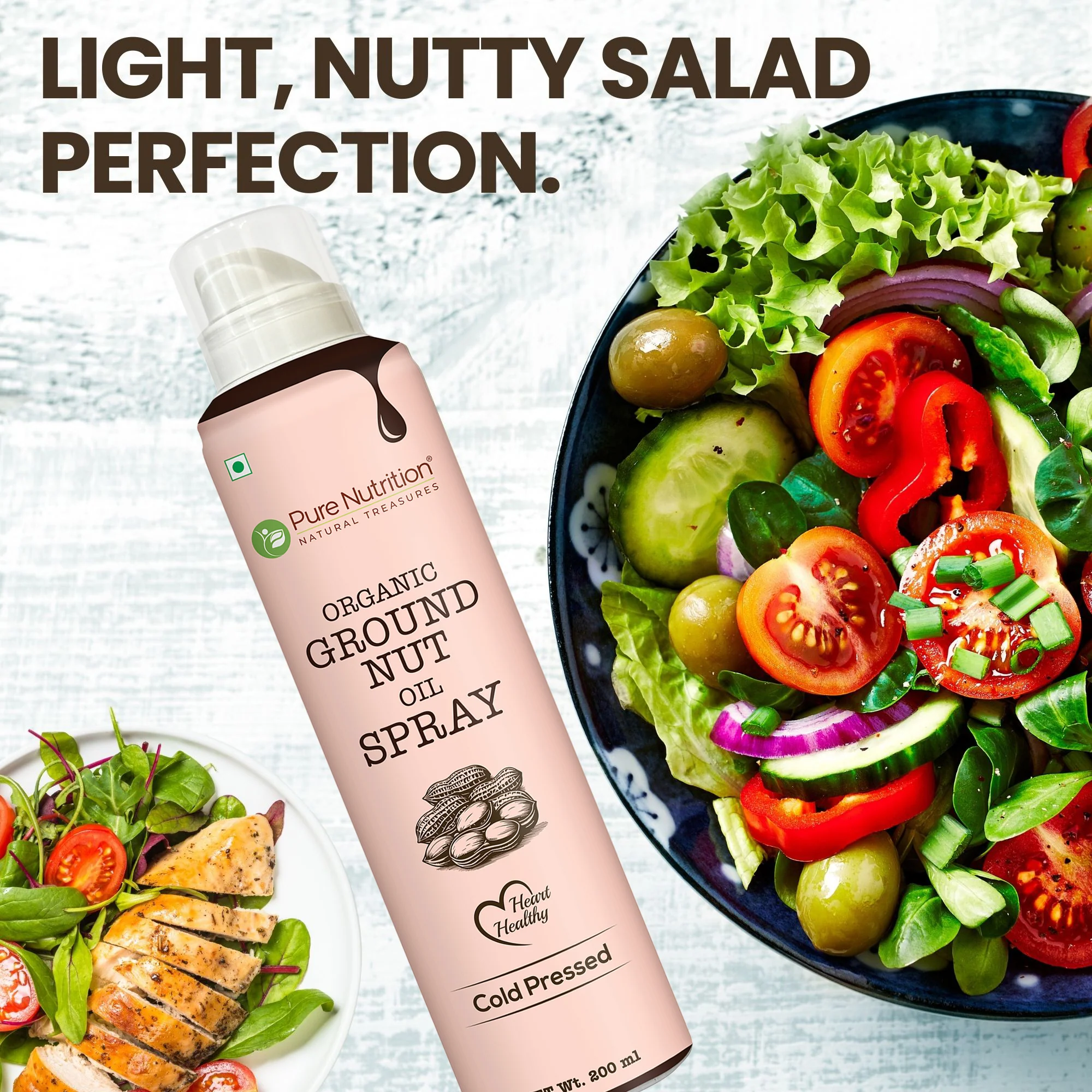 Organic Groundnut Oil Spray 200ml | Cold-Pressed & Pure for Cooking - Image 6