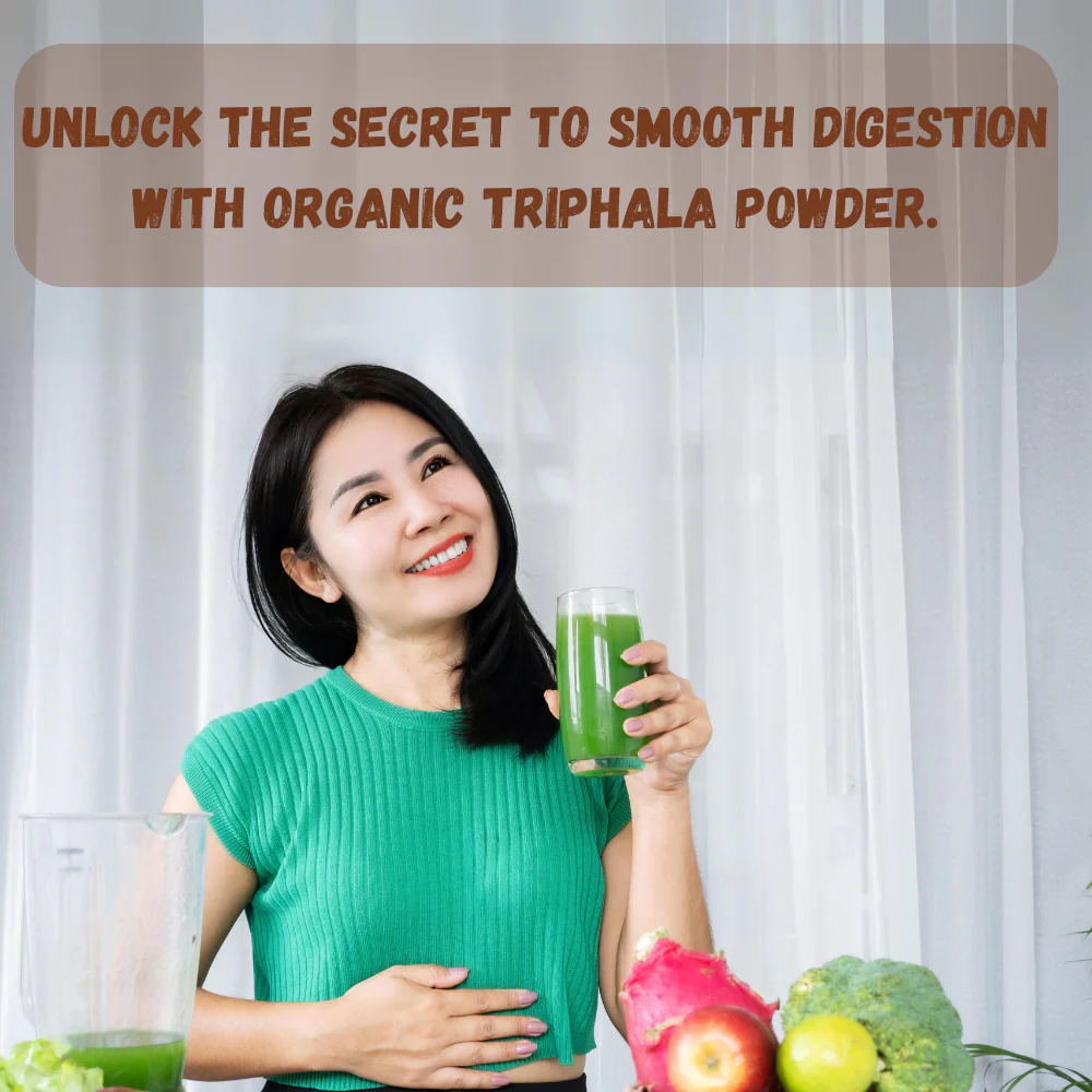 Organic Triphala Powder - 227g | 100% Pure and Natural | Supports Digestion, Detoxification, and Overall Wellness - Image 3