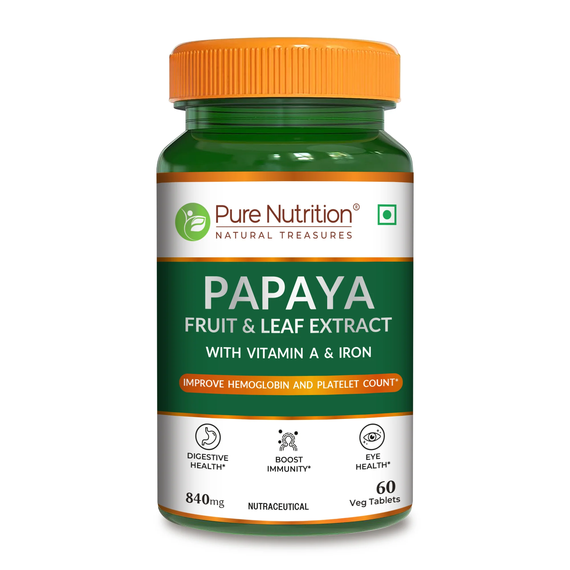 Papaya Leaf and Fruit Extract Tablets – Boost Immunity & Platelet Count Naturally