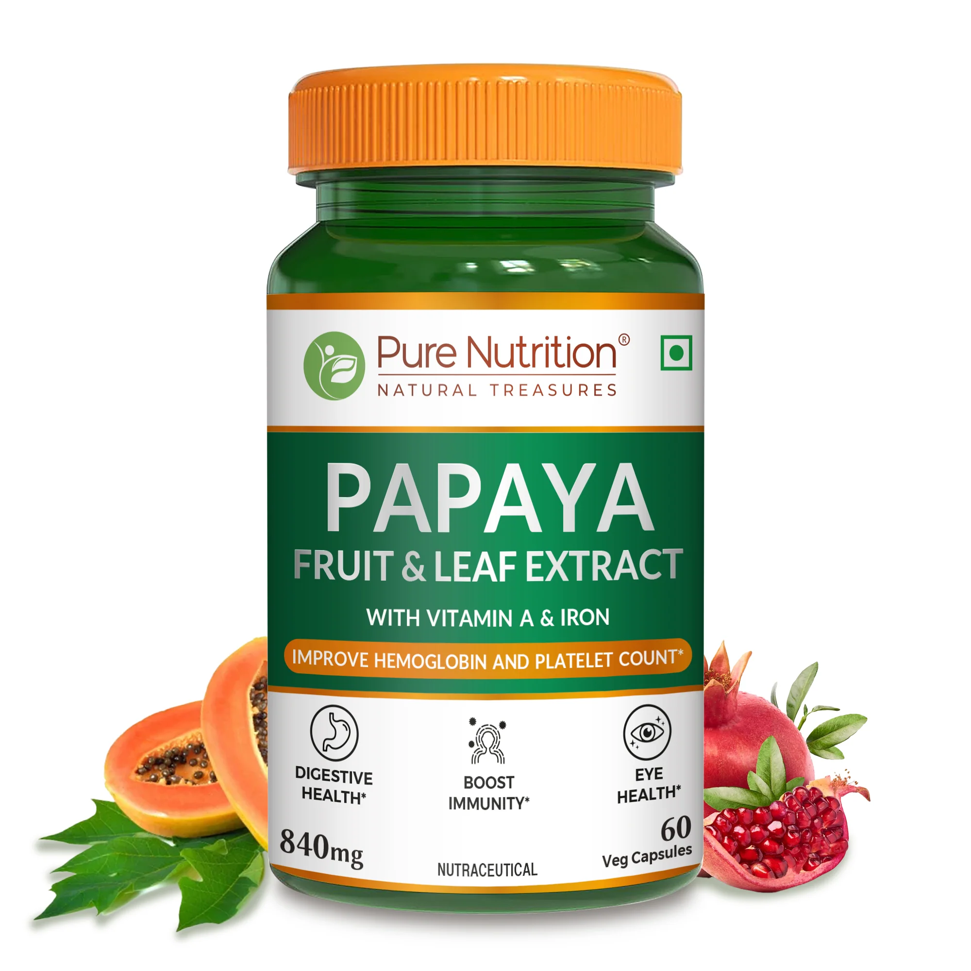 Papaya Leaf and Fruit Extract Tablets – Boost Immunity & Platelet Count Naturally - Image 2