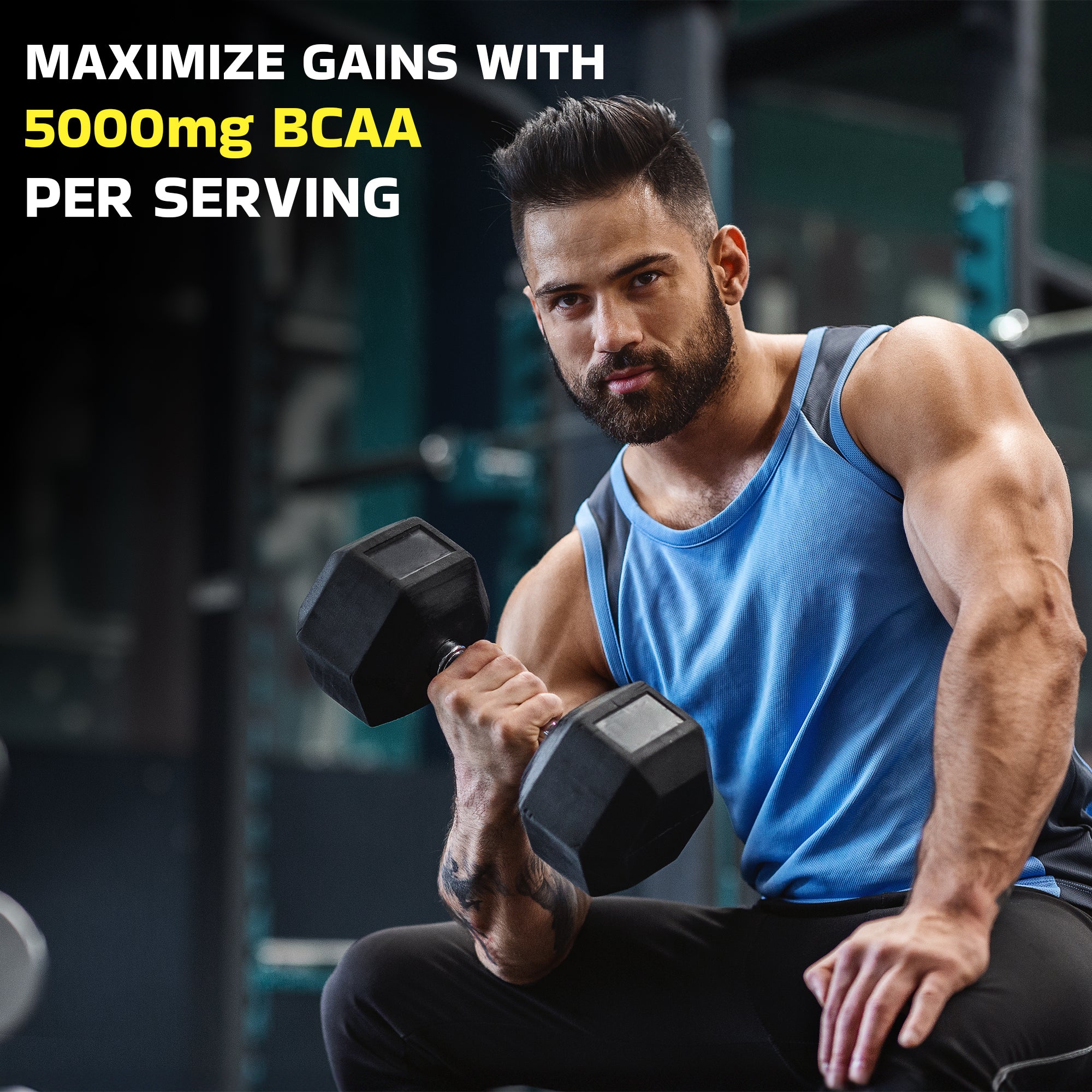 Peak Performance BCAA 5000 mg – 2:1:1 Ratio – Unflavoured - Image 6