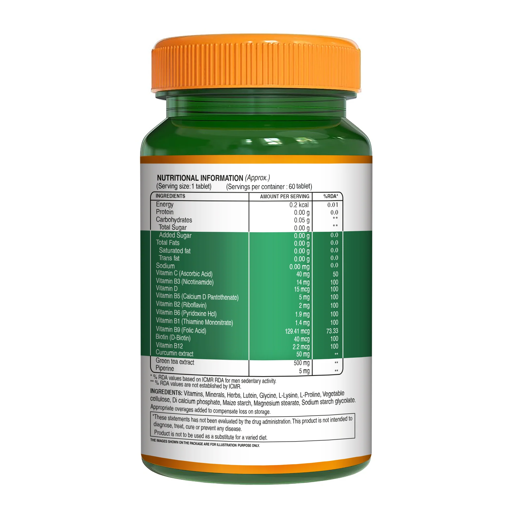 Plant-Based Collagen Builder - Enhance Skin, Hair & Nail Health-60 Tab - Image 6