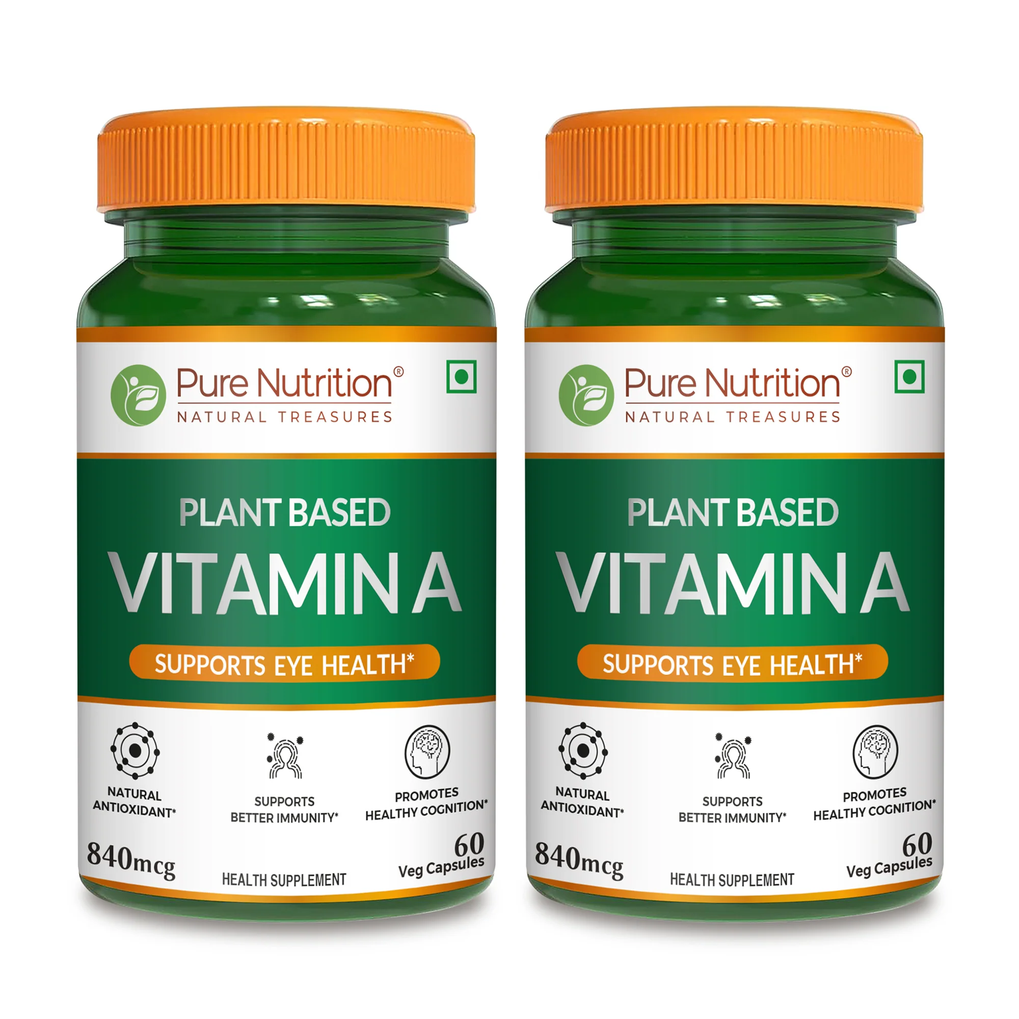 Plant Based Vitamin A - 60 Veg Capsules | Supports Eye Health, Immunity, and Antioxidant Defense - Image 7