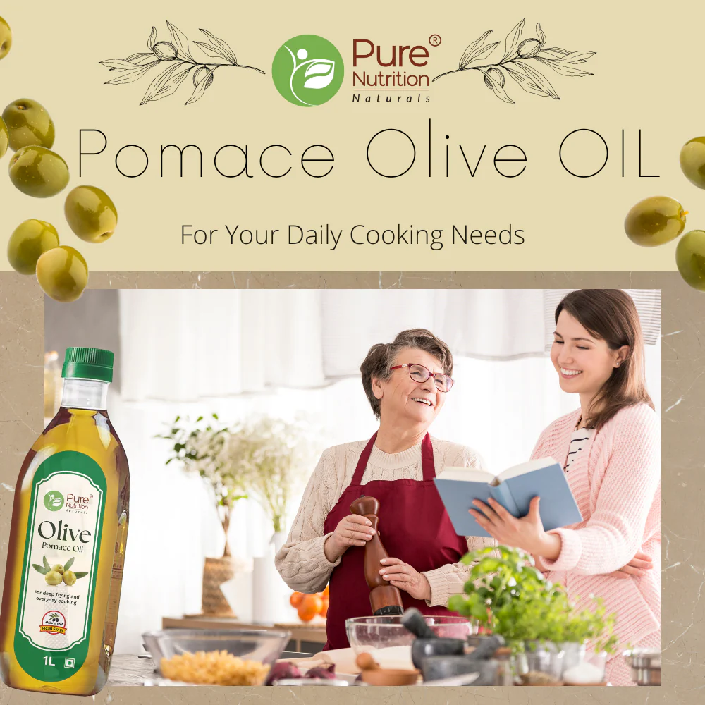 Pomace Olive Oil – Ideal for Indian Cooking & Deep Frying | Low in Saturated Fat - 1 ltr - Image 4