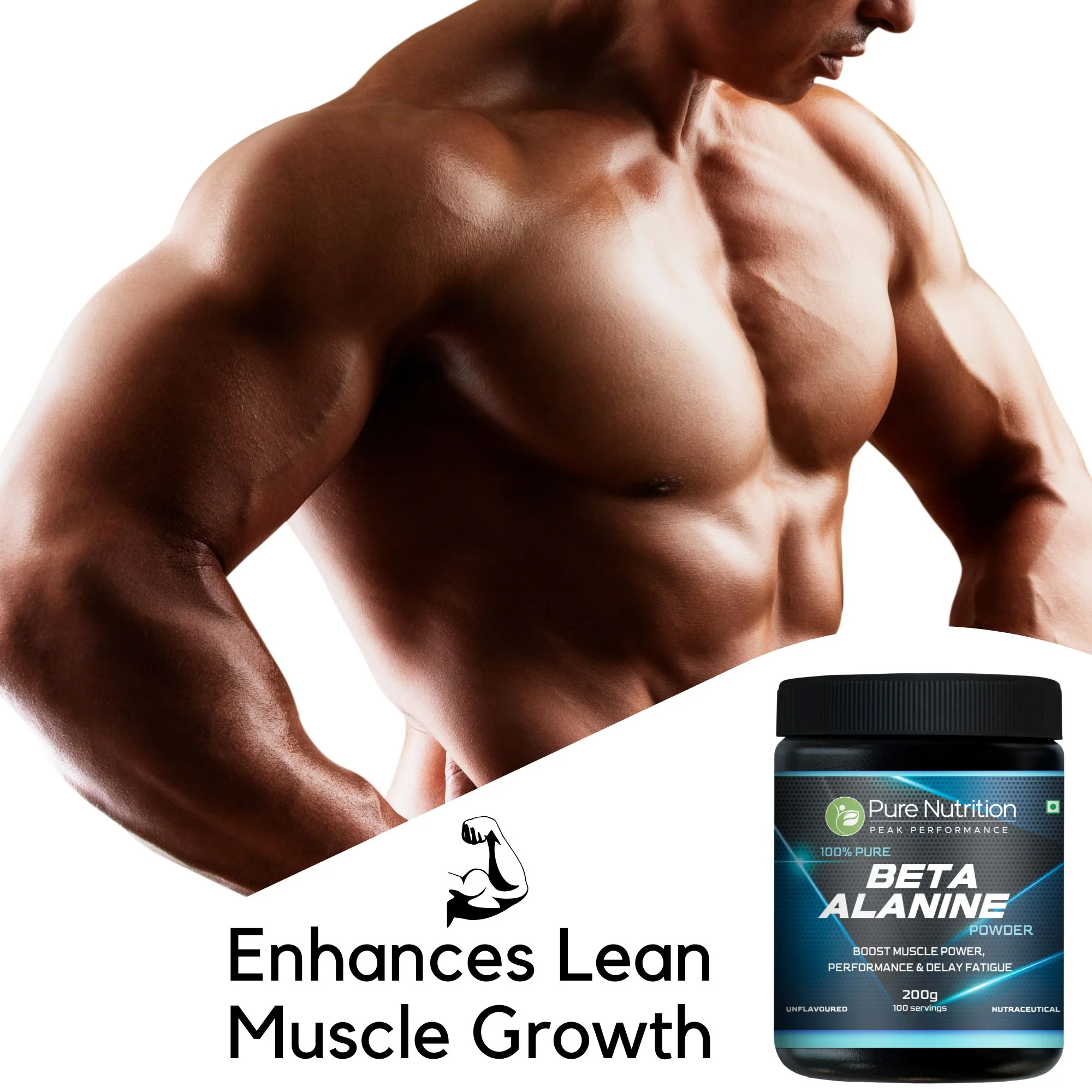 Pure Beta Alanine Powder – 200g Unflavored | Pre-Workout Supplement for Muscle Power - Image 5