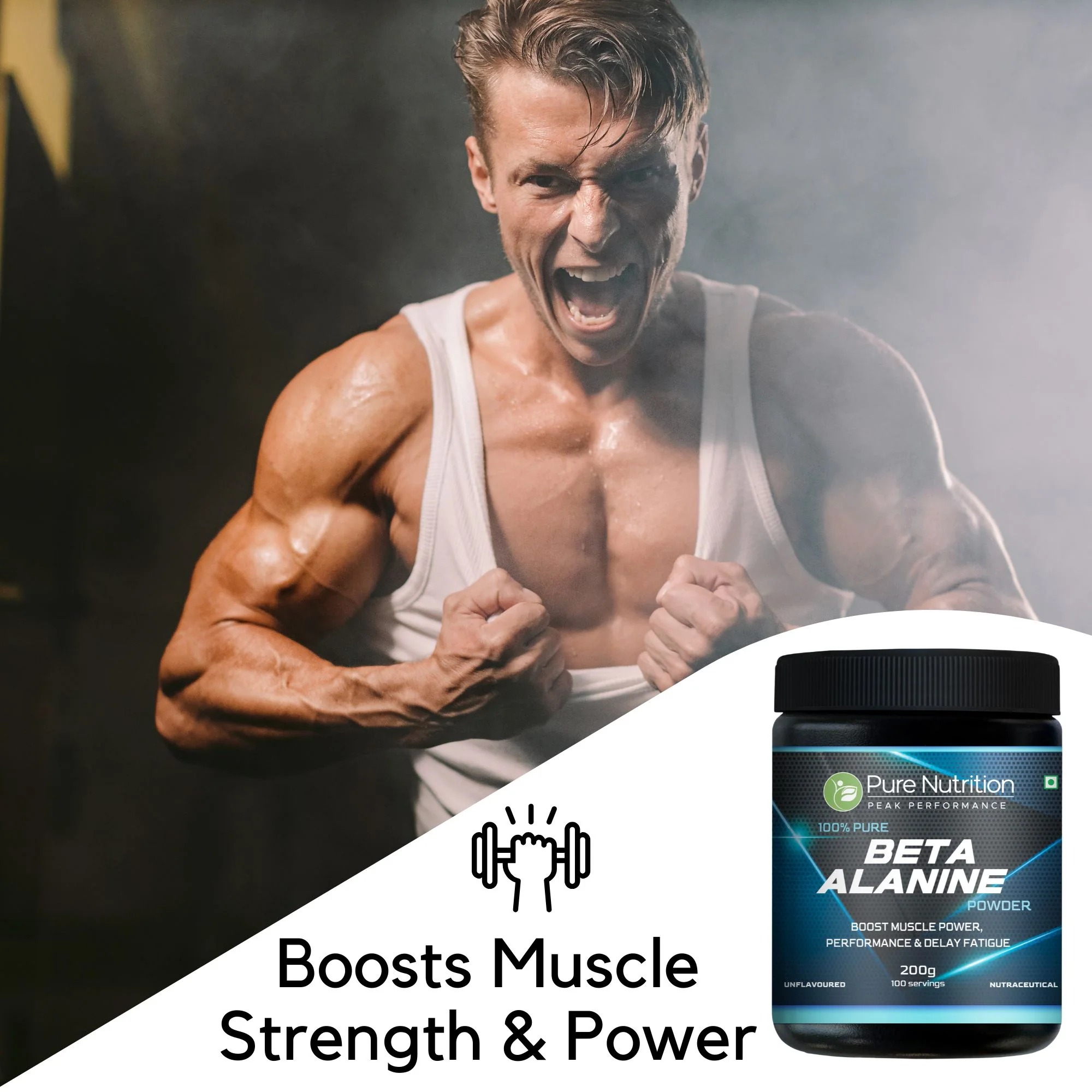 Pure Beta Alanine Powder – 200g Unflavored | Pre-Workout Supplement for Muscle Power - Image 6