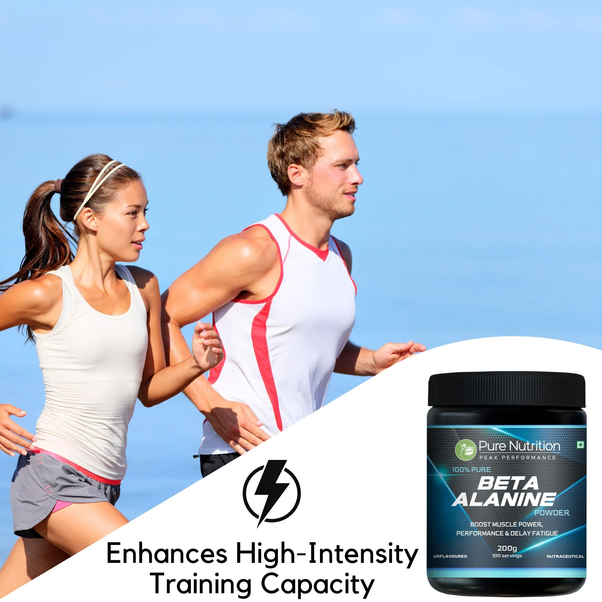 Pure Beta Alanine Powder – 200g Unflavored | Pre-Workout Supplement for Muscle Power - Image 8
