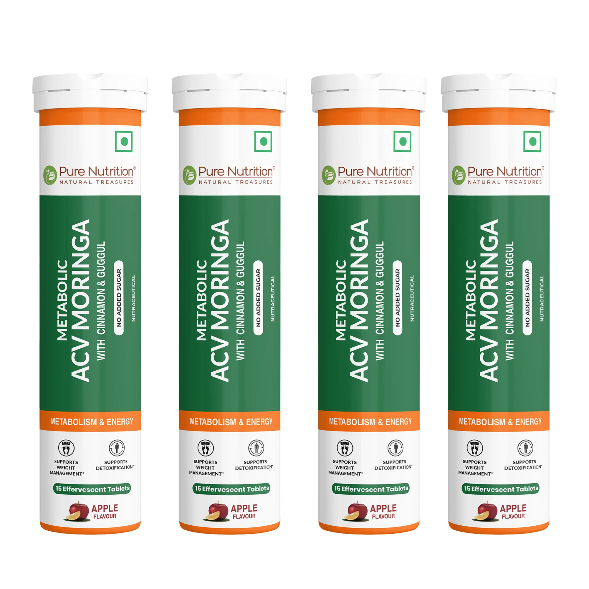 Pure Nutrition ACV Moringa Effervescent Tablets – Apple Flavour – 15 Tablets - Image 10