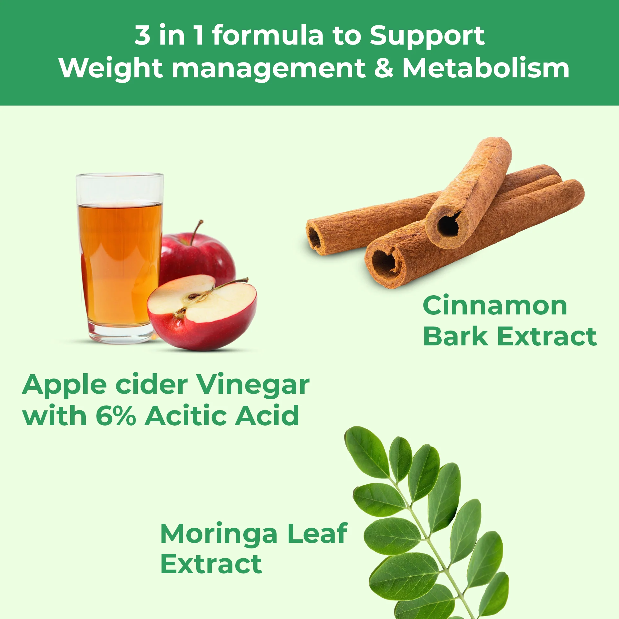 Pure Nutrition ACV Moringa Effervescent Tablets – Apple Flavour – 15 Tablets - Image 4