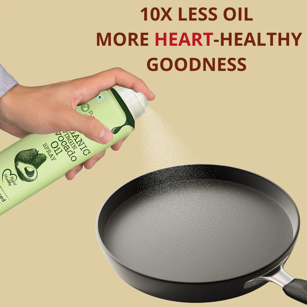Avocado Oil Cooking Spray - 200ml | 100% Organic, Extra Virgin, Cold Pressed & Natural | 10X Less Oil for Healthy Cooking | Ideal for Salad Dressing, Sautéing, Baking, Frying | Good for Skin - Image 6