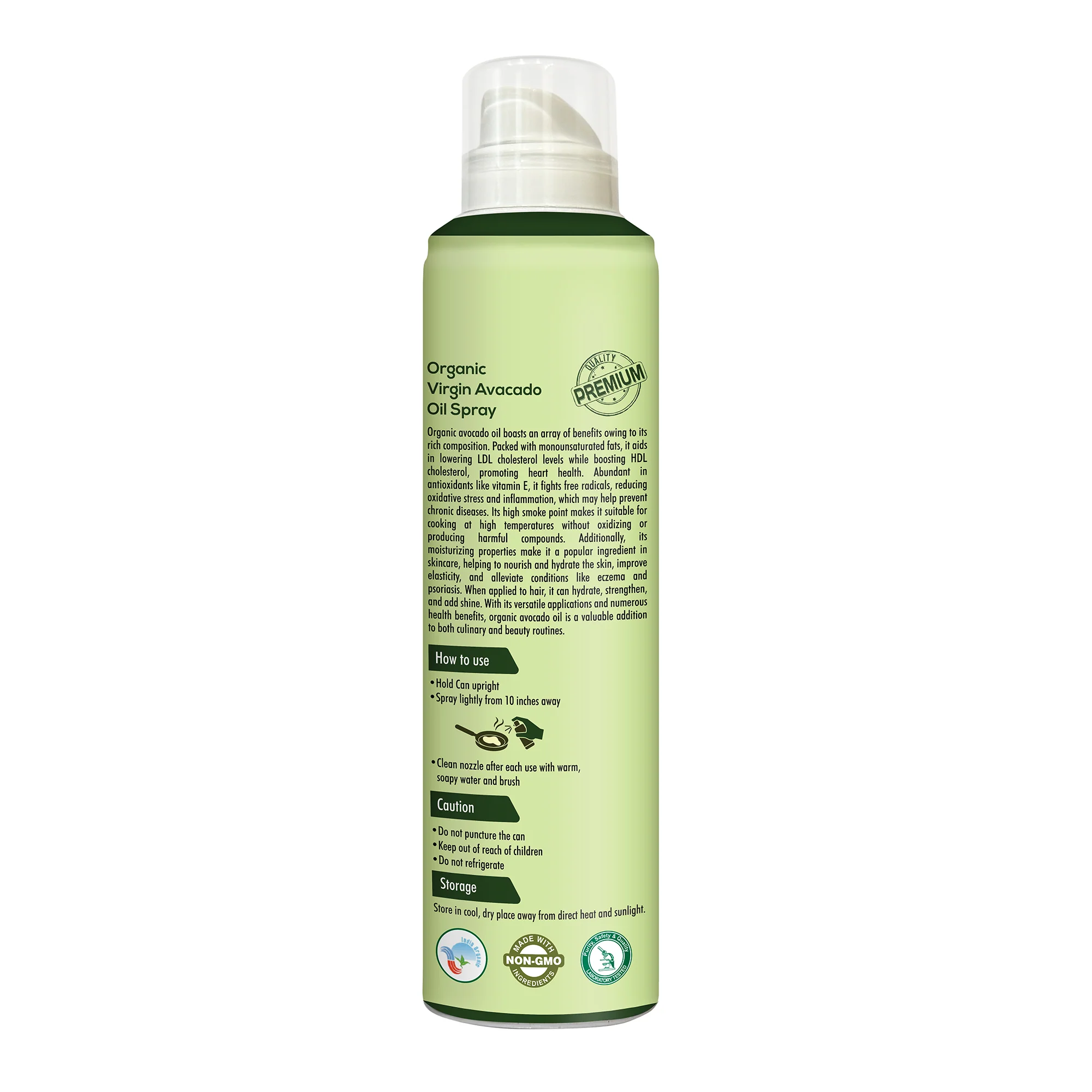Avocado Oil Cooking Spray - 200ml | 100% Organic, Extra Virgin, Cold Pressed & Natural | 10X Less Oil for Healthy Cooking | Ideal for Salad Dressing, Sautéing, Baking, Frying | Good for Skin - Image 8