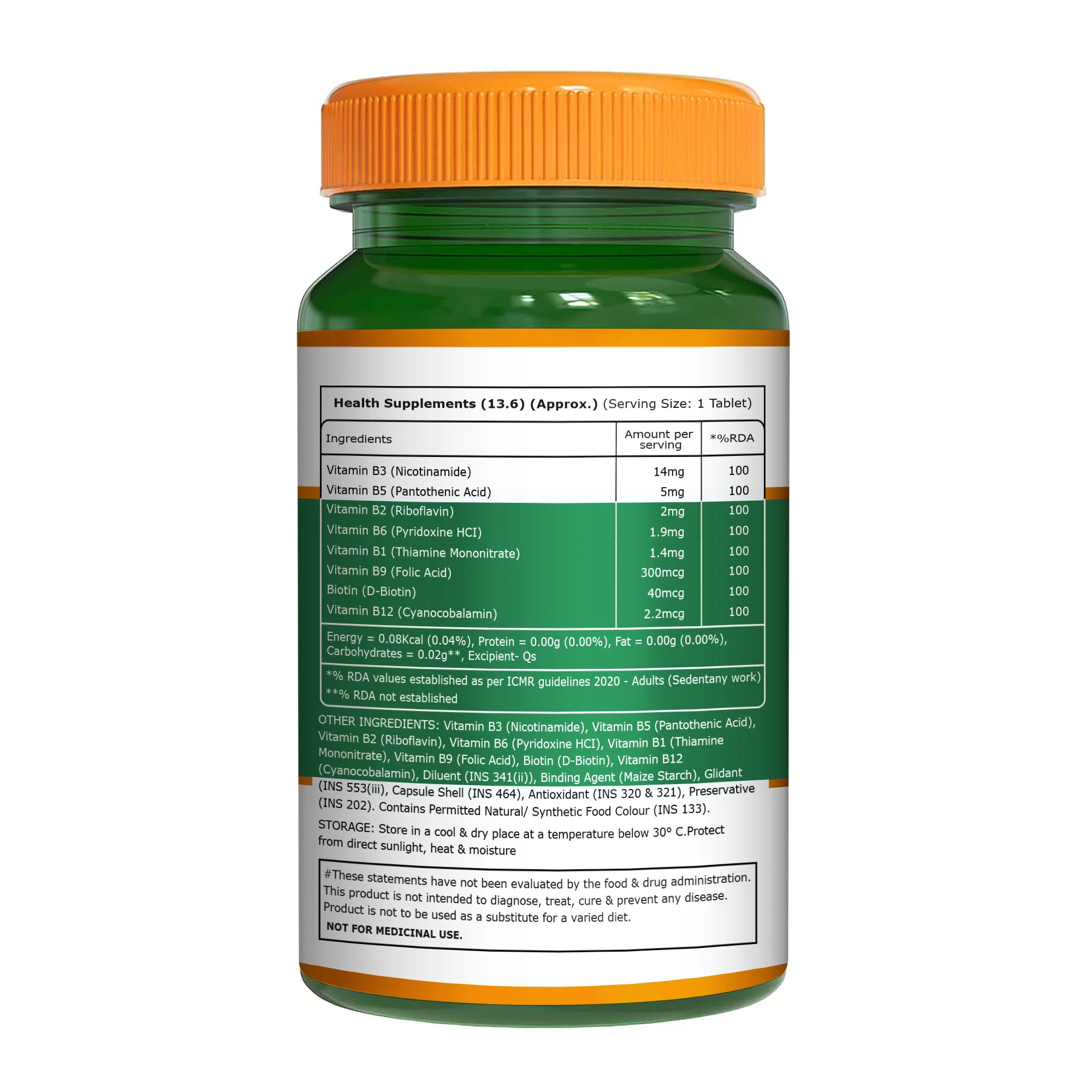 Pure Nutrition B-Complex – 100% RDA of B Vitamins | Energy & Immunity Support | 120 Veg Tablets - Image 8
