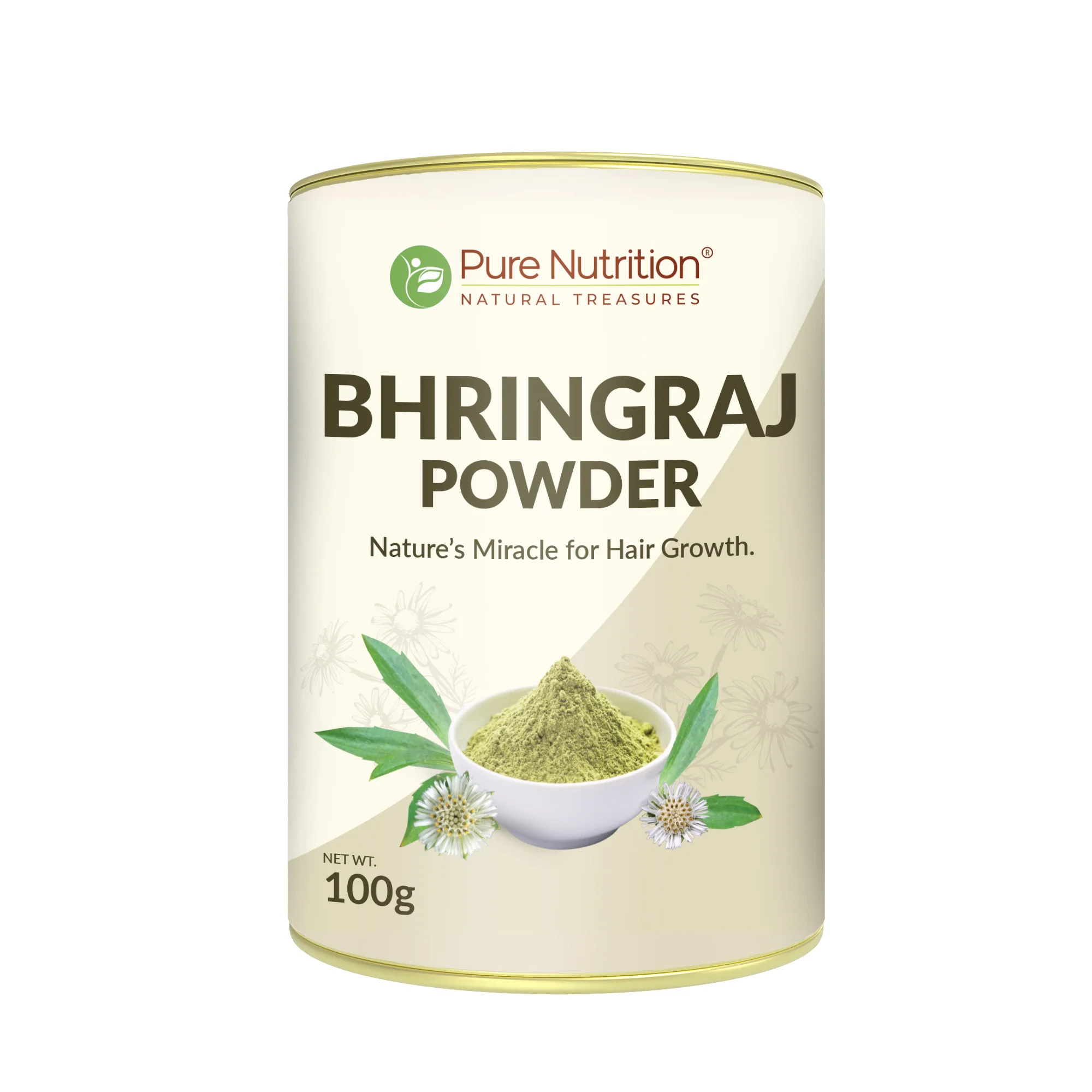 Pure Nutrition Bhringraj Powder| Herbal Powder for Hair Care