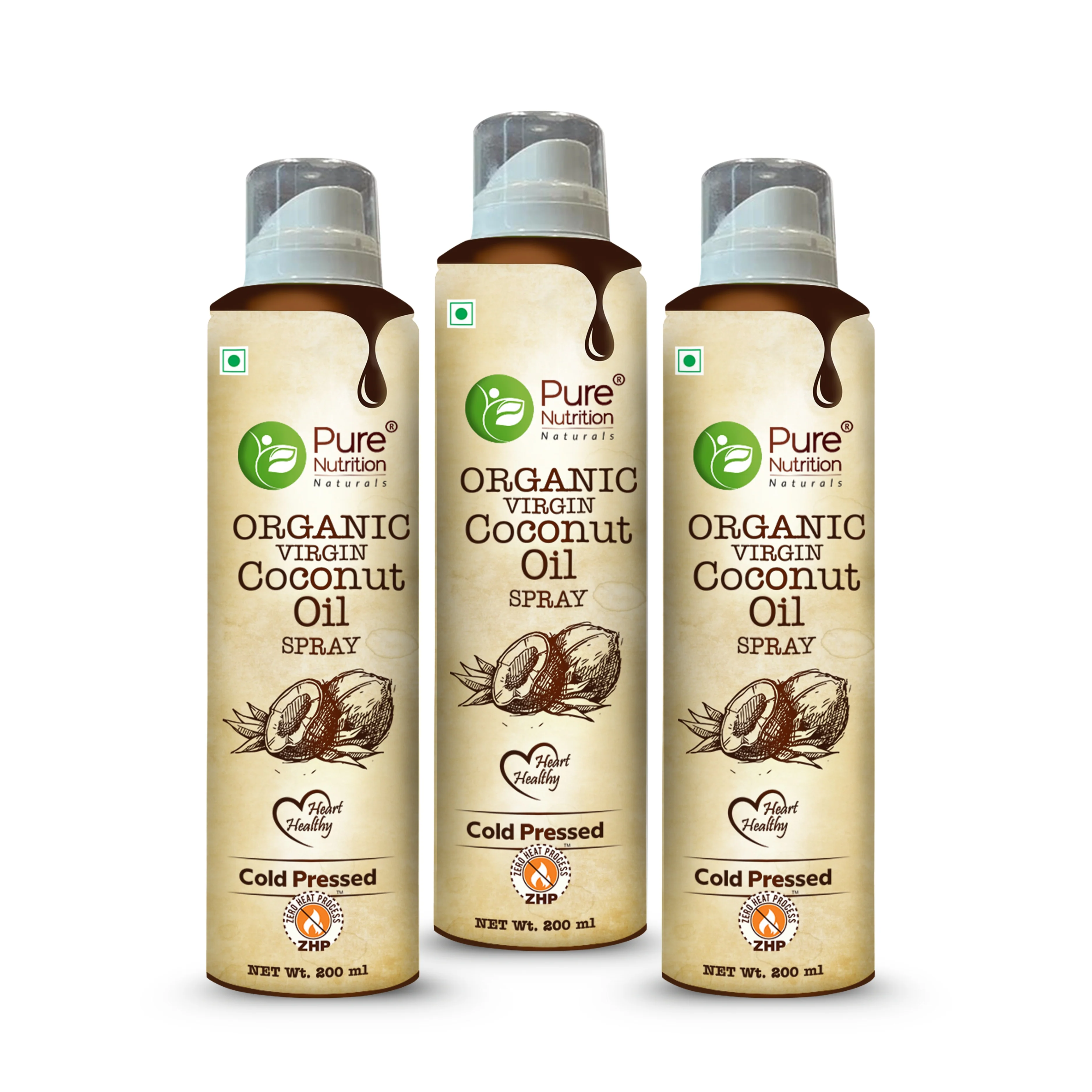 Coconut Oil Cooking Spray 200ml | 100% Organic, Extra Virgin, Cold Pressed | Low Calorie Cooking - Image 9