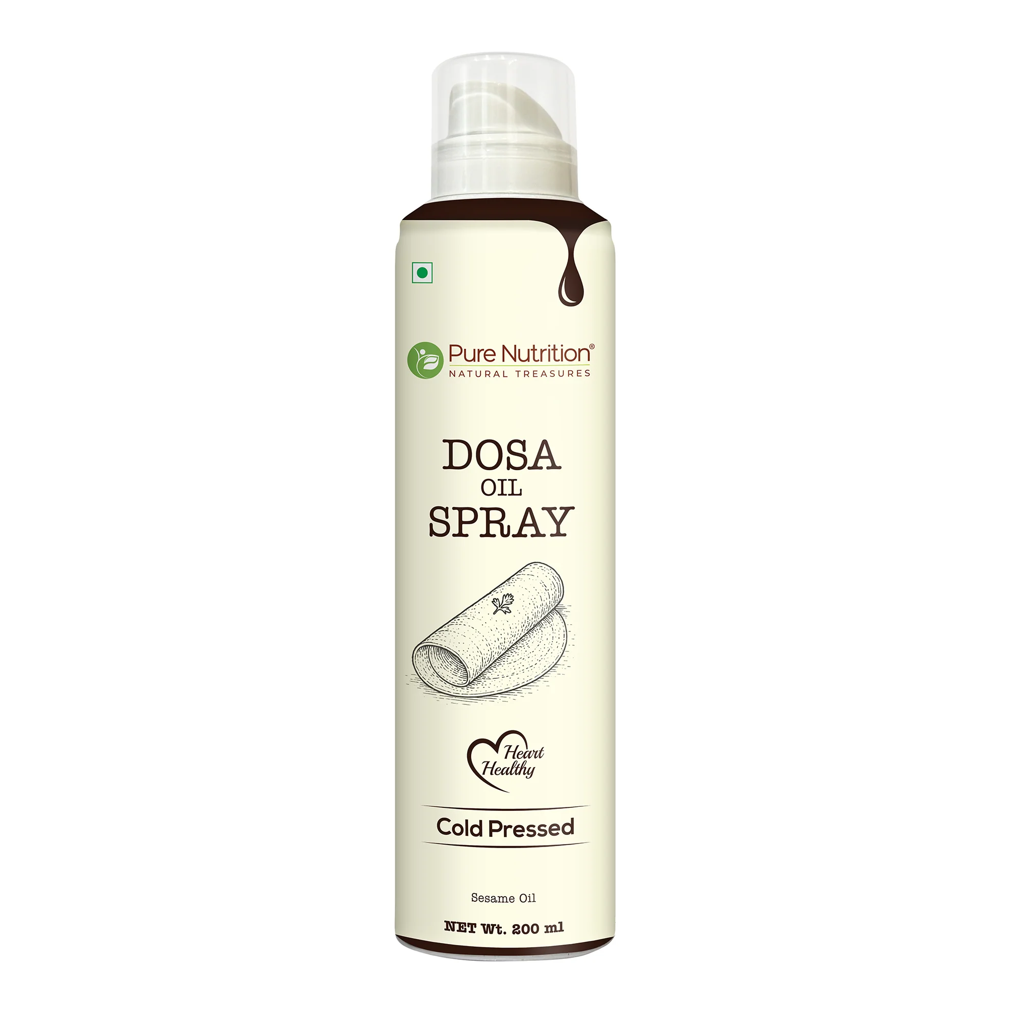 Pure Nutrition Dosa Oil Spray – Cold Pressed Sesame Oil