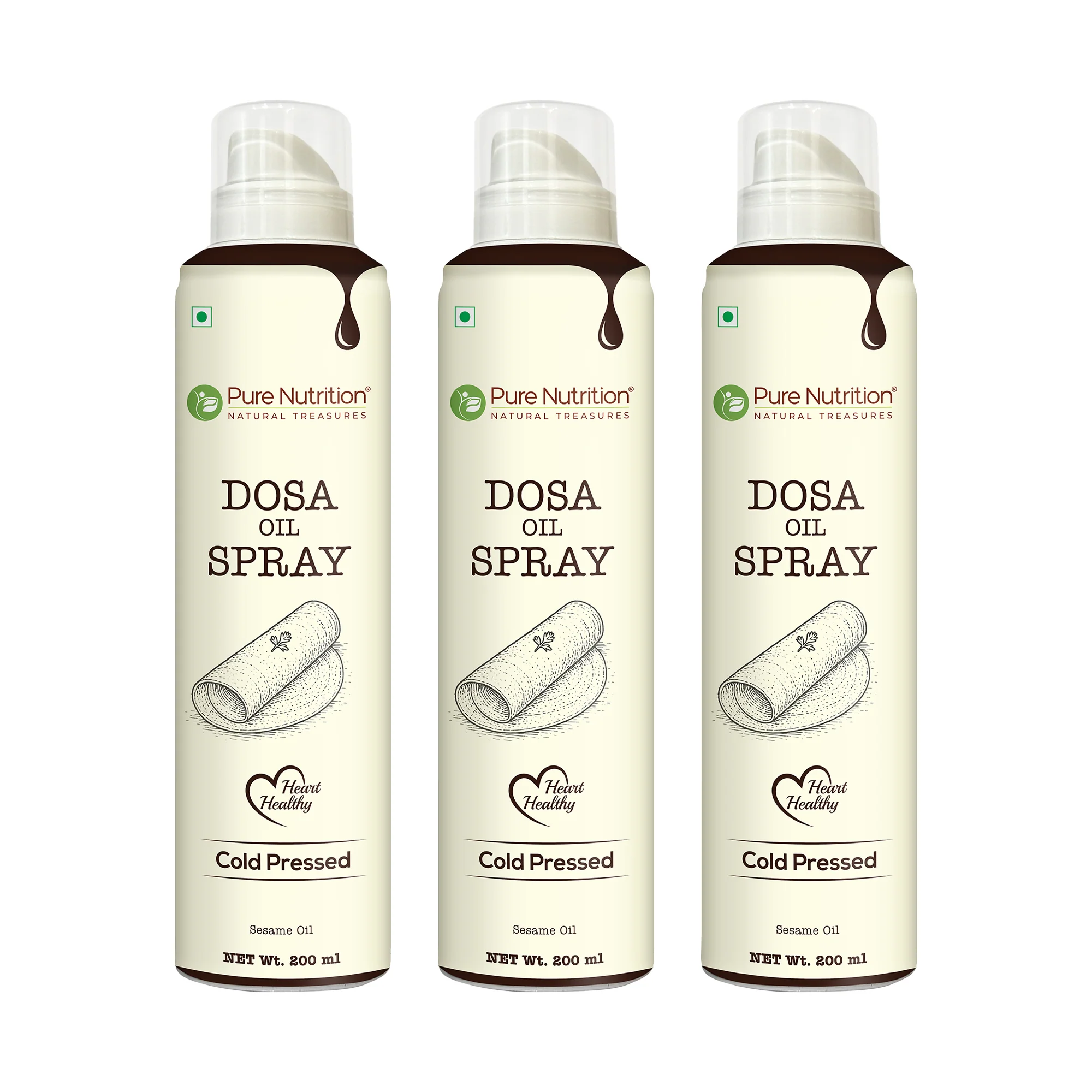 Pure Nutrition Dosa Oil Spray – Cold Pressed Sesame Oil - Image 9