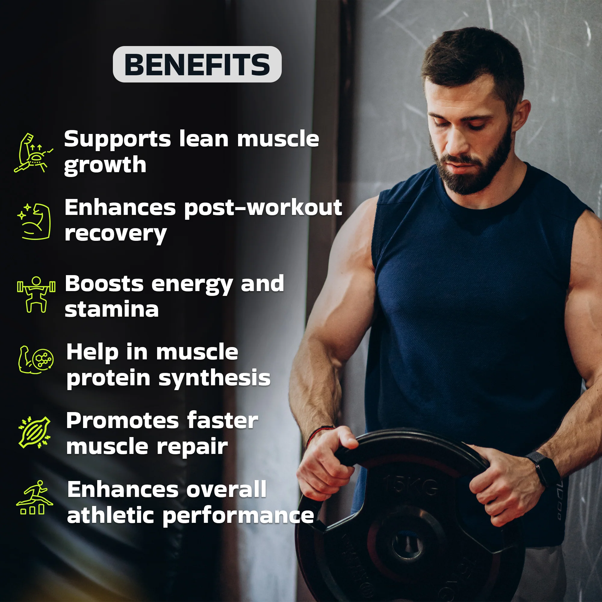 Pure Nutrition EAA Powder | With All 9 Essential Amino Acids | Unflavoured - Image 3