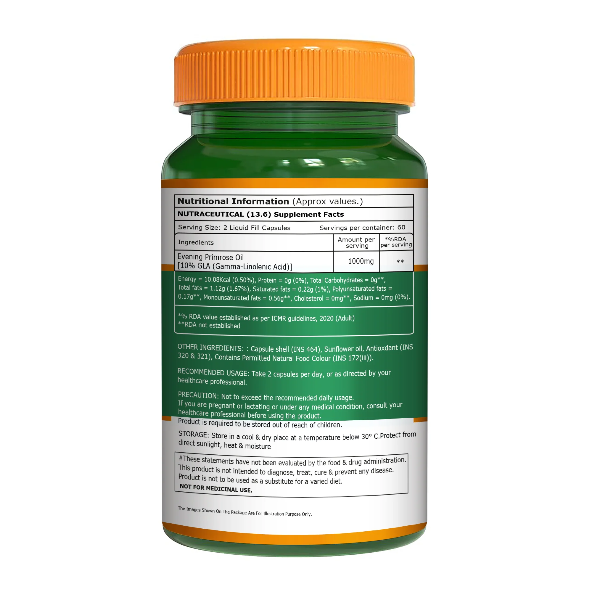 Pure Nutrition Evening Primrose Oil Source of GLA (Gamma Linolenic Acid) - Image 10