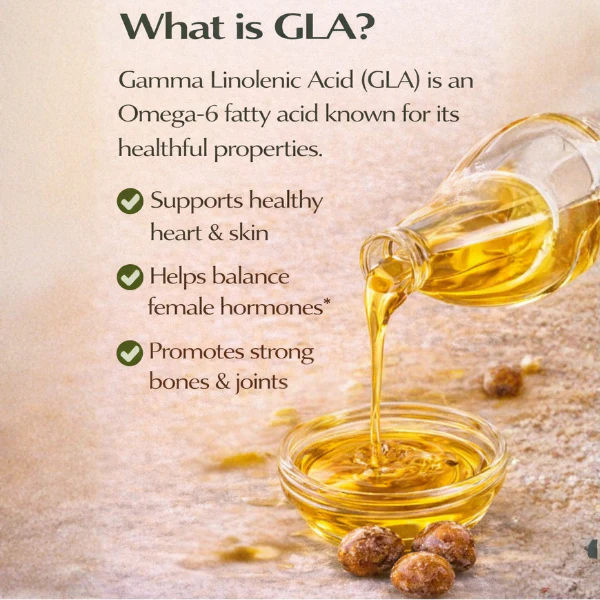 Pure Nutrition Evening Primrose Oil Source of GLA (Gamma Linolenic Acid) - Image 3