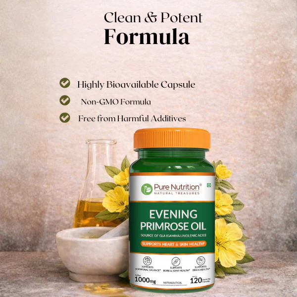 Pure Nutrition Evening Primrose Oil Source of GLA (Gamma Linolenic Acid) - Image 8