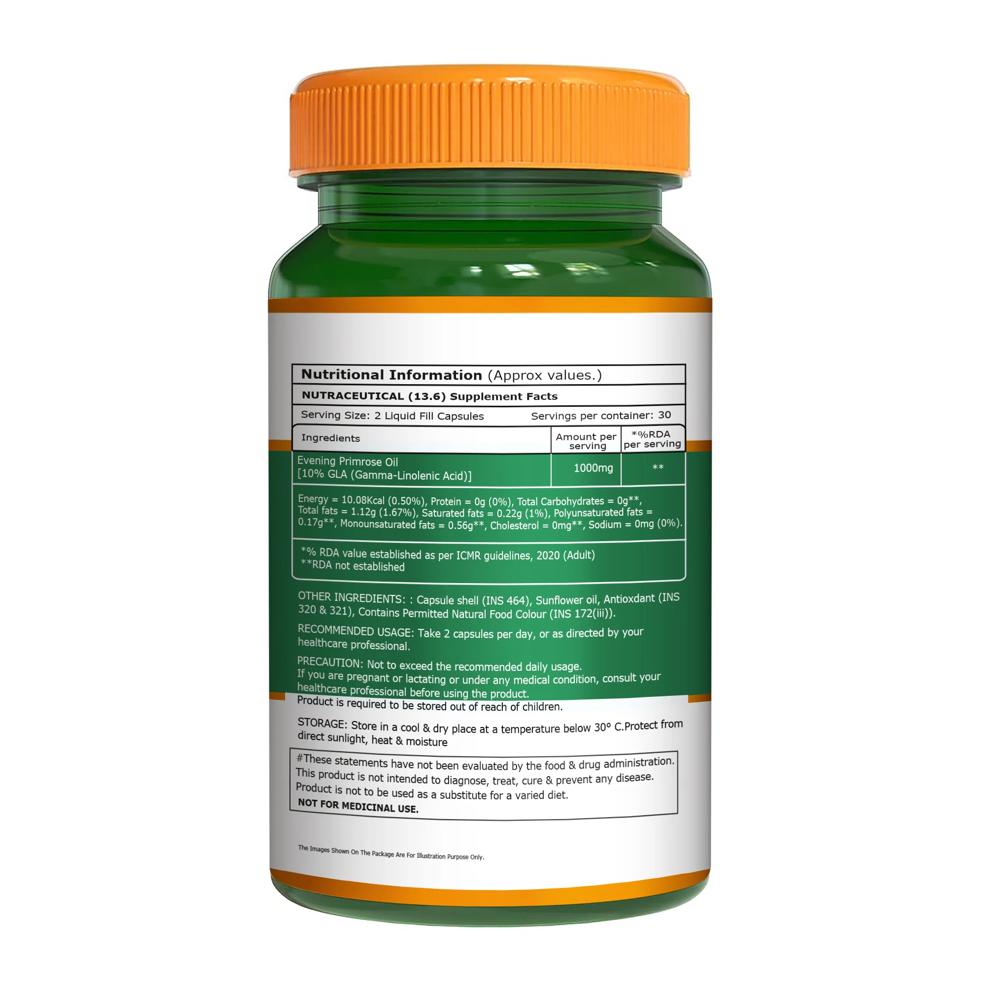 Pure Nutrition Evening Primrose Oil Source of GLA (Gamma Linolenic Acid) - Image 9