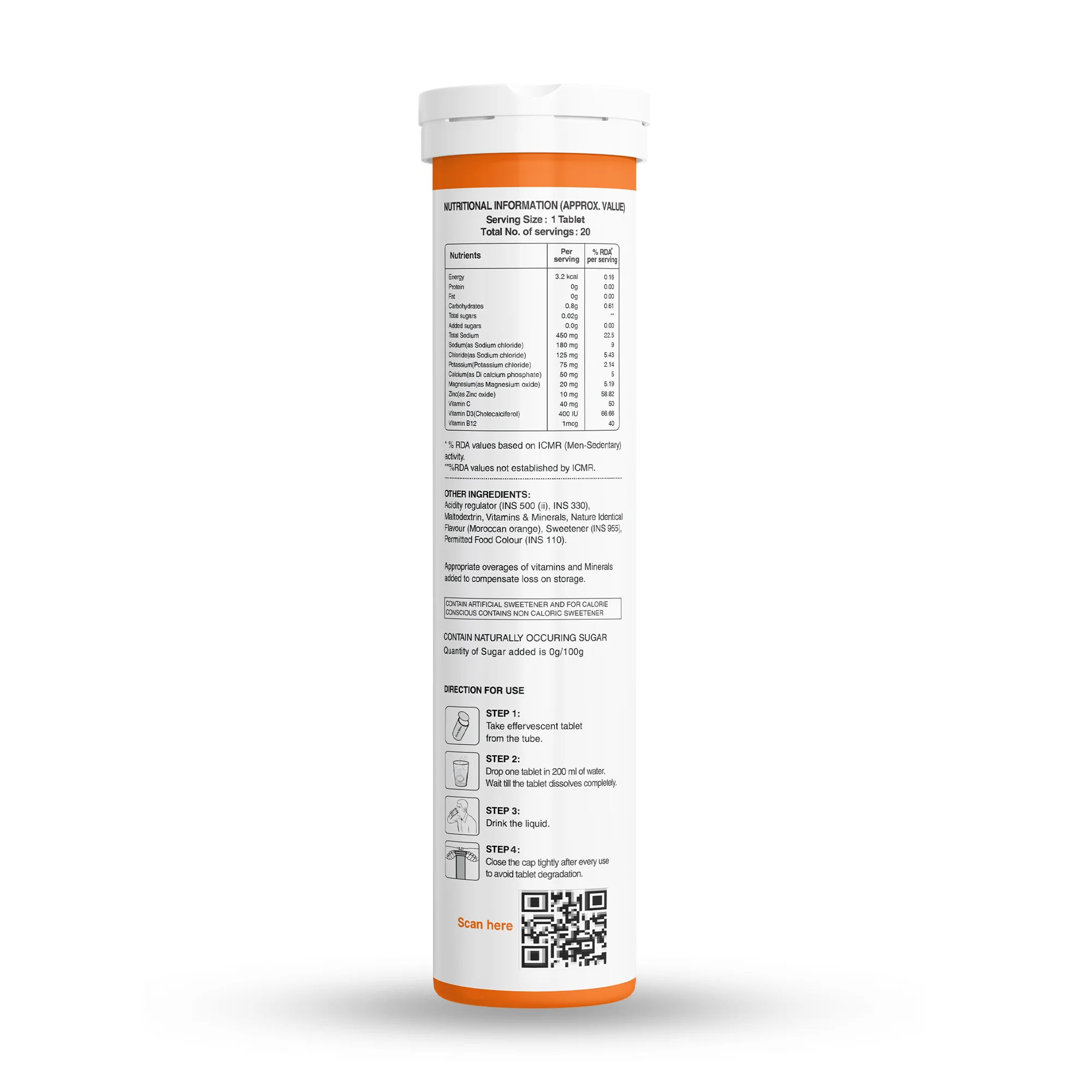 Pure Nutrition IONZ Electrolytes + Vitamins & Minerals – Moroccan Orange Flavour - Image 7