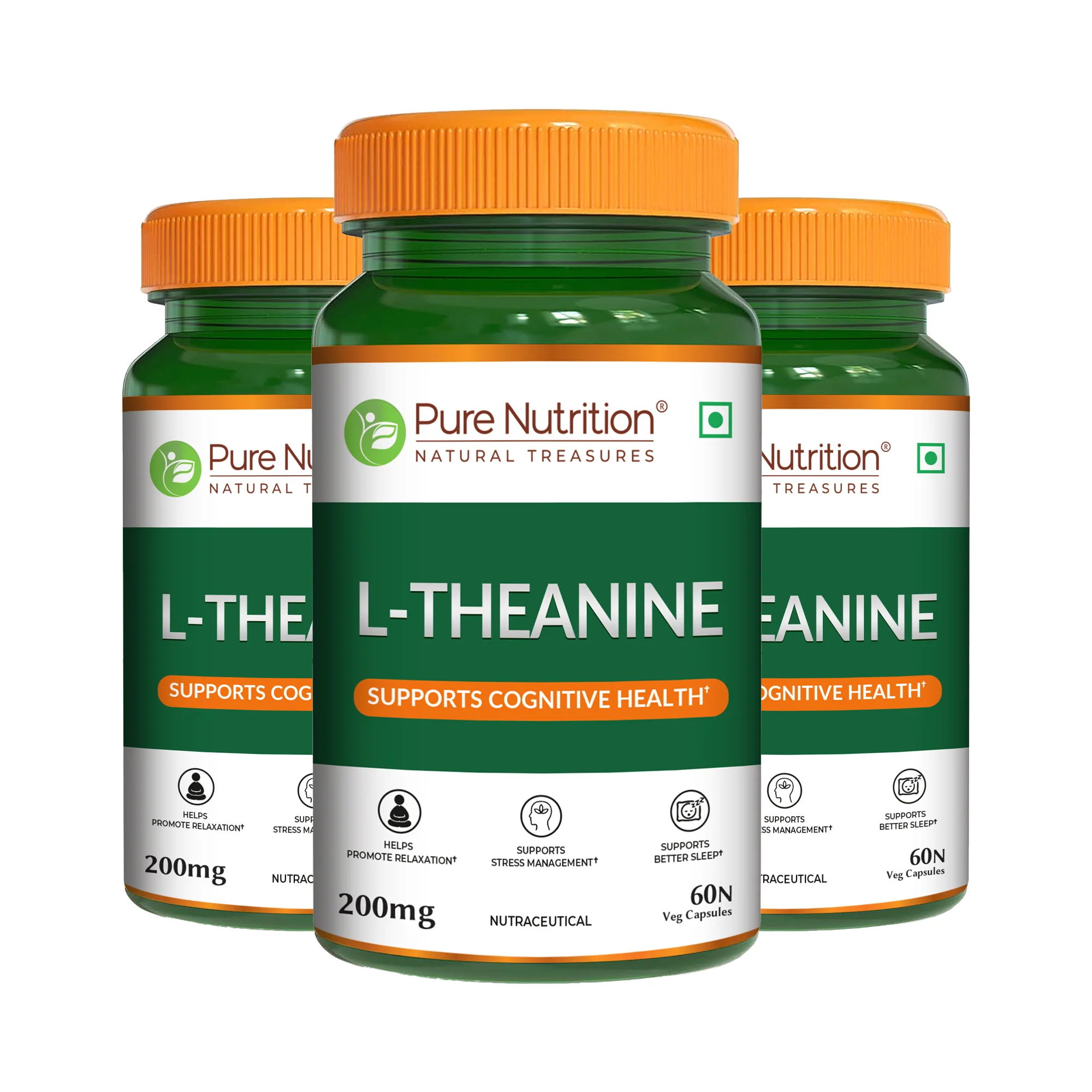 Pure Nutrition L-Theanine Capsules 200mg - Image 8