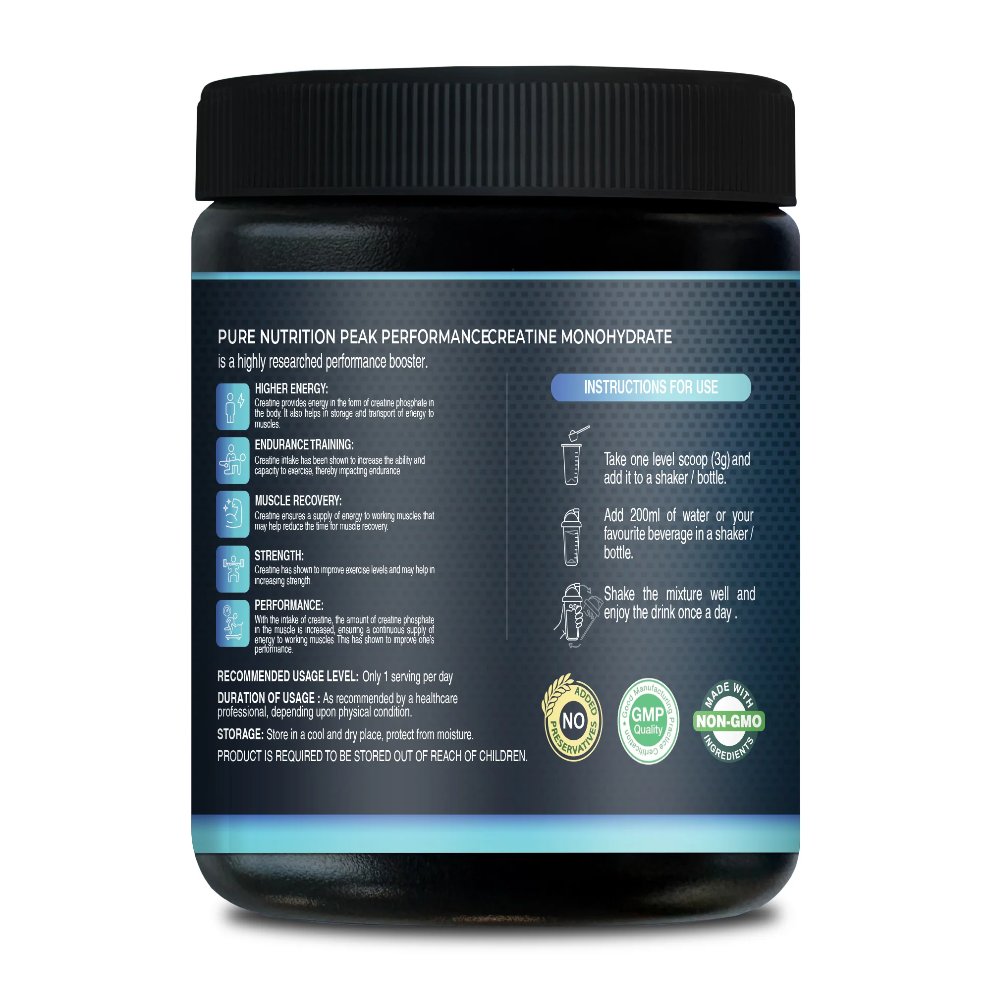 Creatine Monohydrate Powder | Unflavored Supplement for Energy, Strength, and Performance Enhancement - Image 10