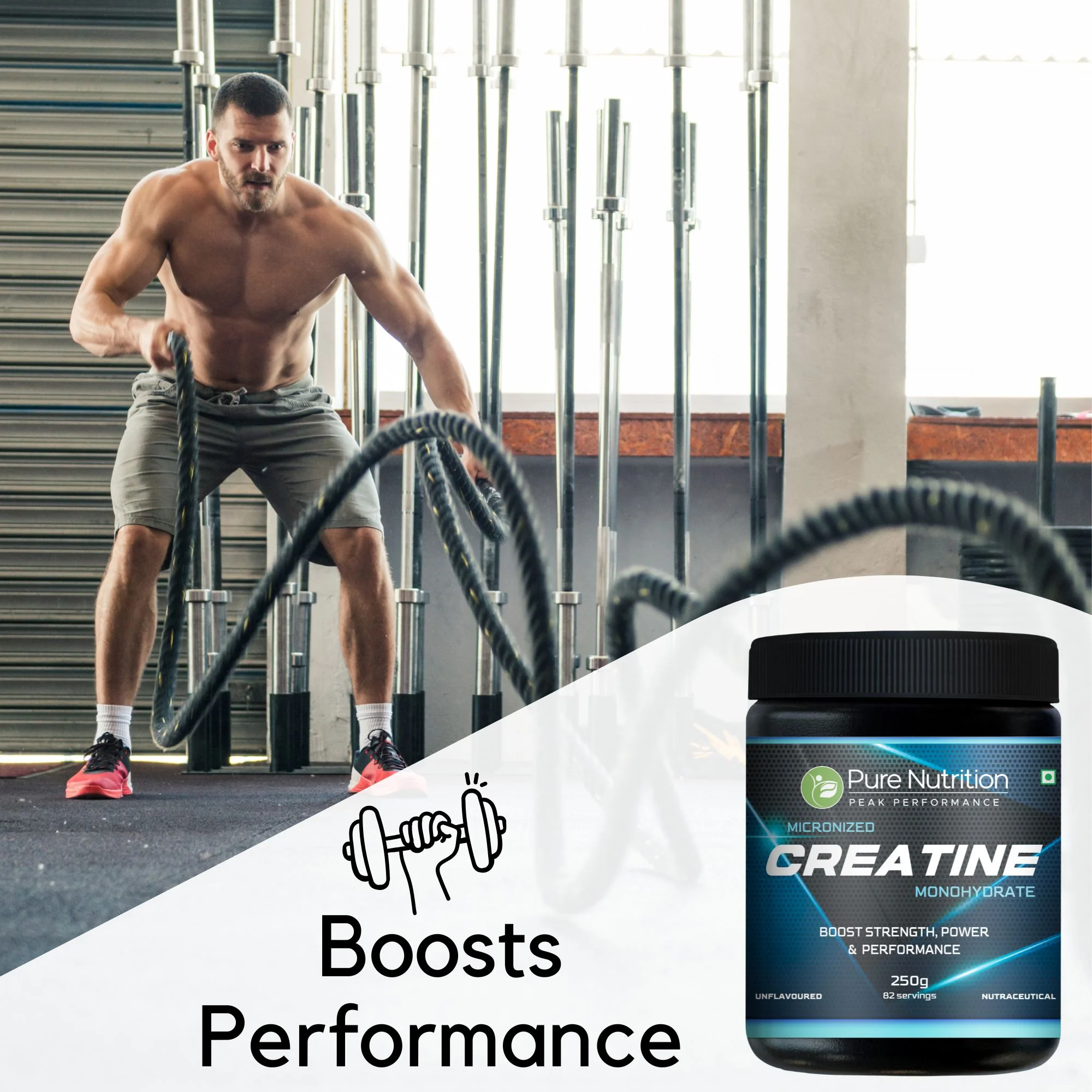 Creatine Monohydrate Powder | Unflavored Supplement for Energy, Strength, and Performance Enhancement - Image 3