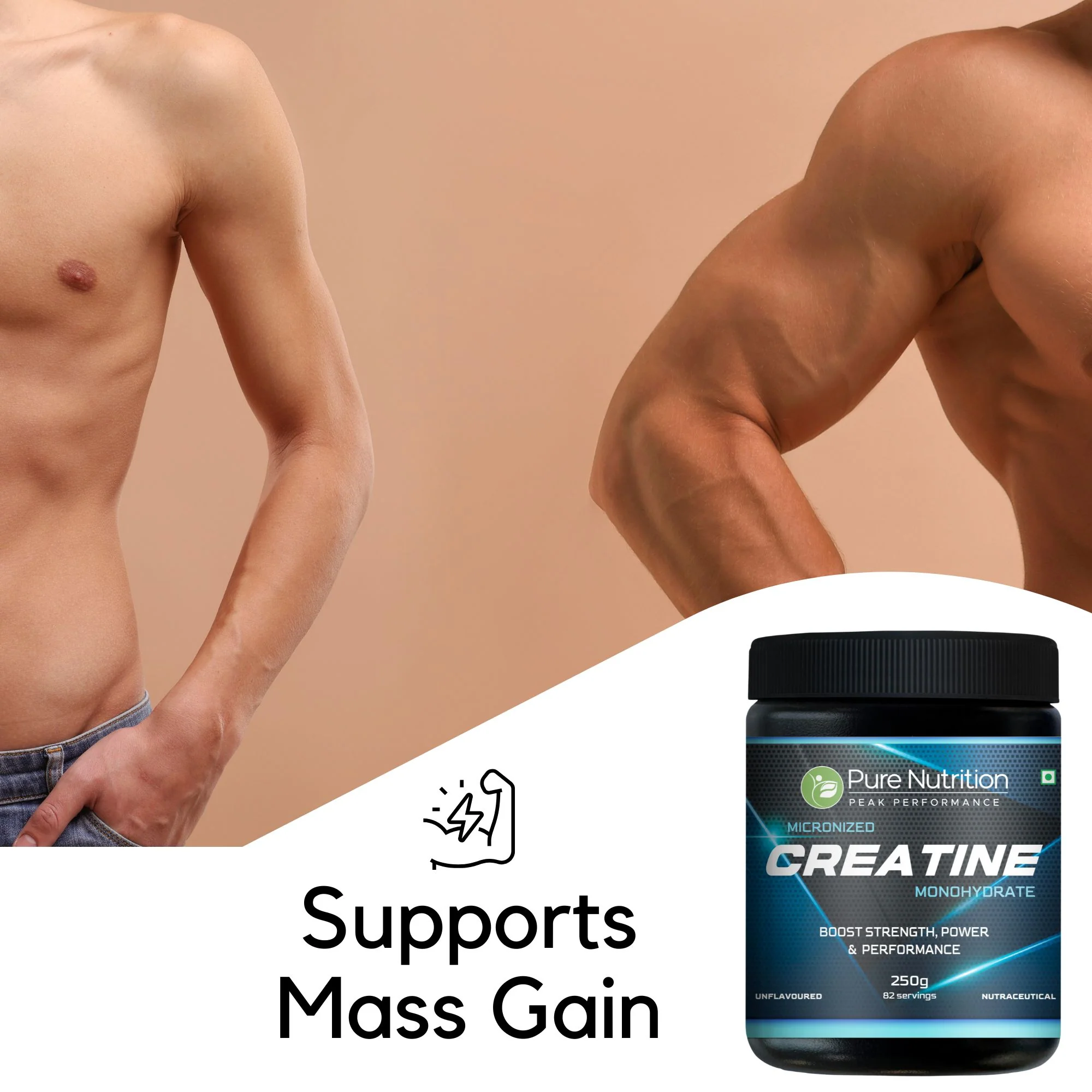 Creatine Monohydrate Powder | Unflavored Supplement for Energy, Strength, and Performance Enhancement - Image 6