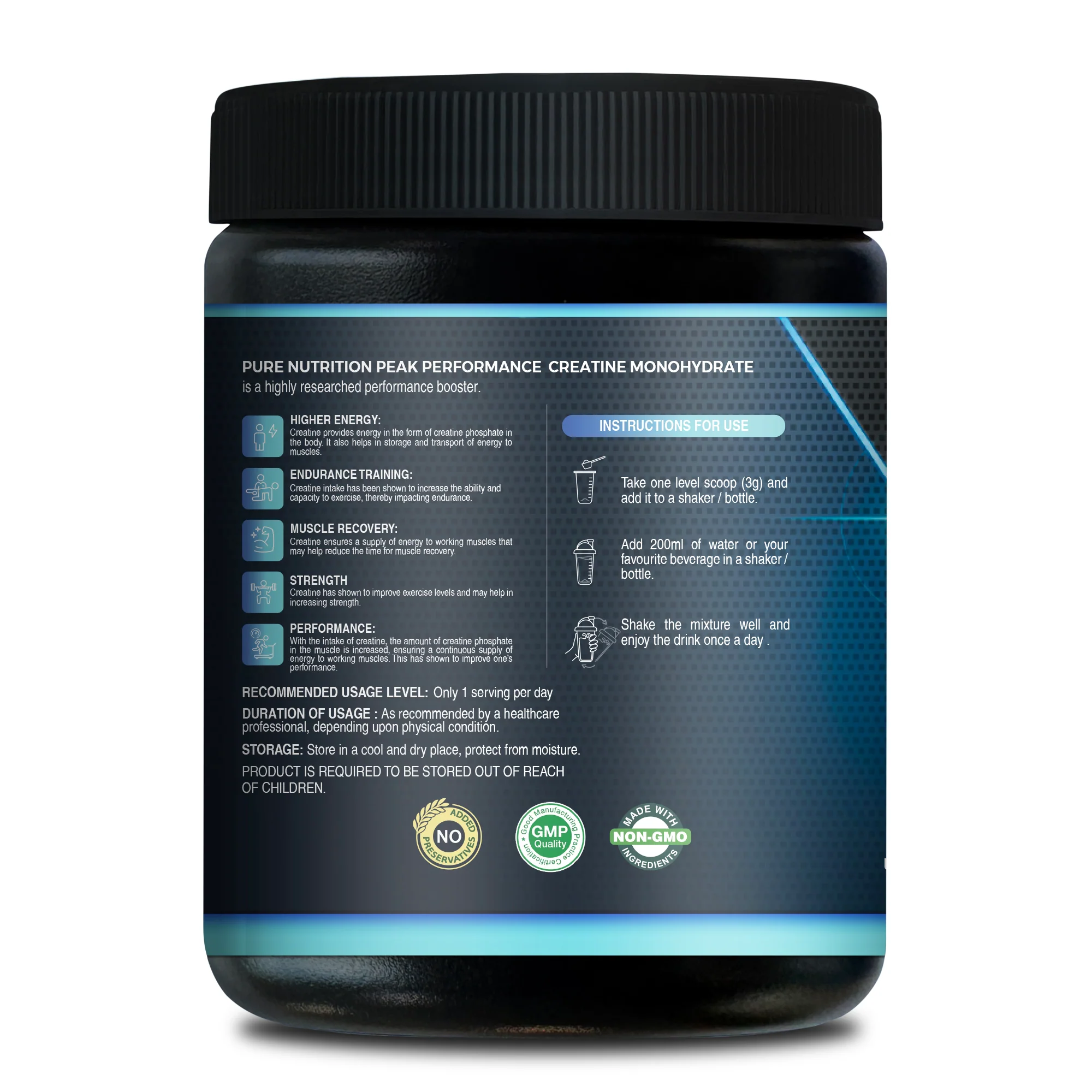 Creatine Monohydrate Powder | Unflavored Supplement for Energy, Strength, and Performance Enhancement - Image 9