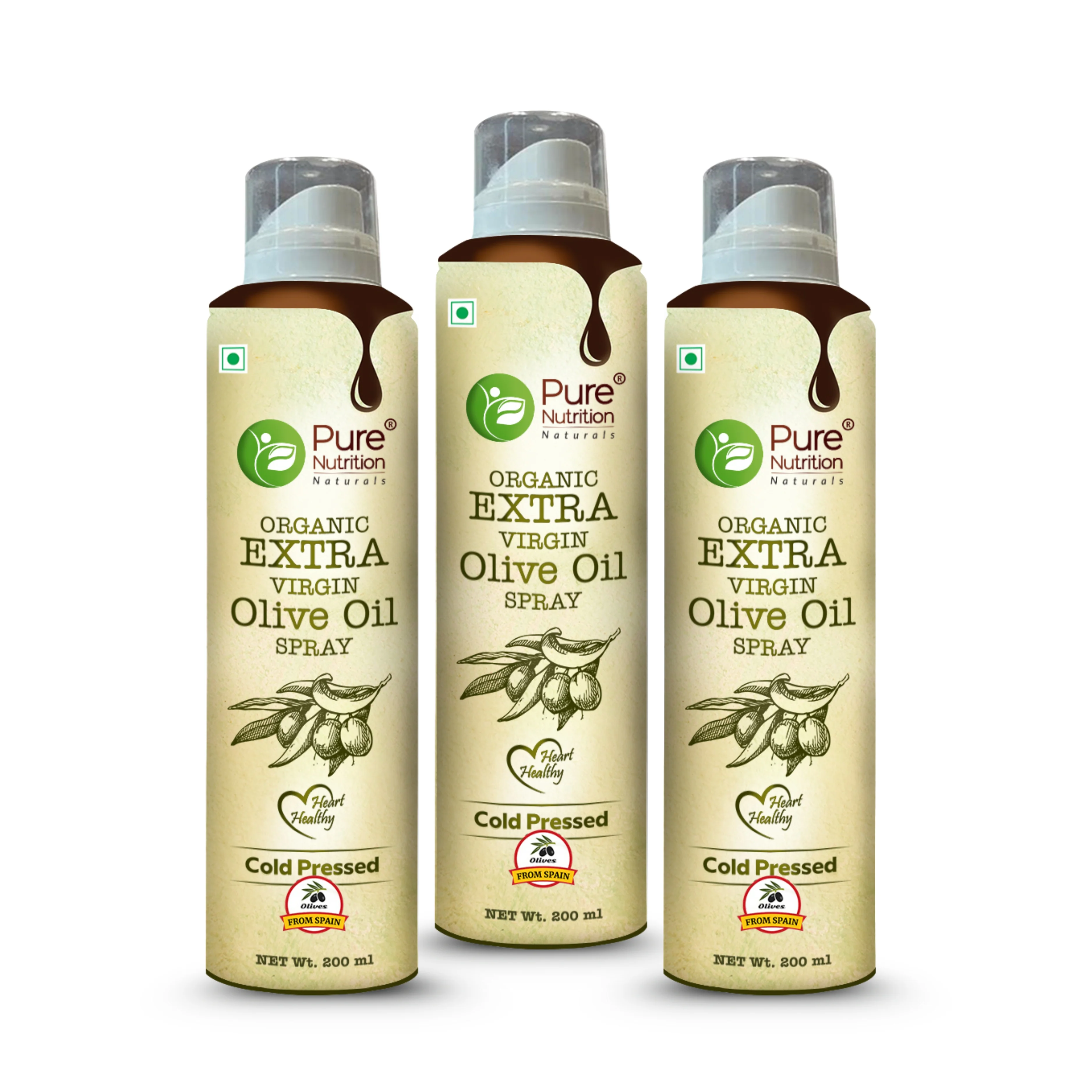 Olive Oil Cooking Spray 200ml | 100% Organic, Extra Virgin, Cold Pressed | Ideal for Cooking, Baking, Dressing, and Massage - Image 11