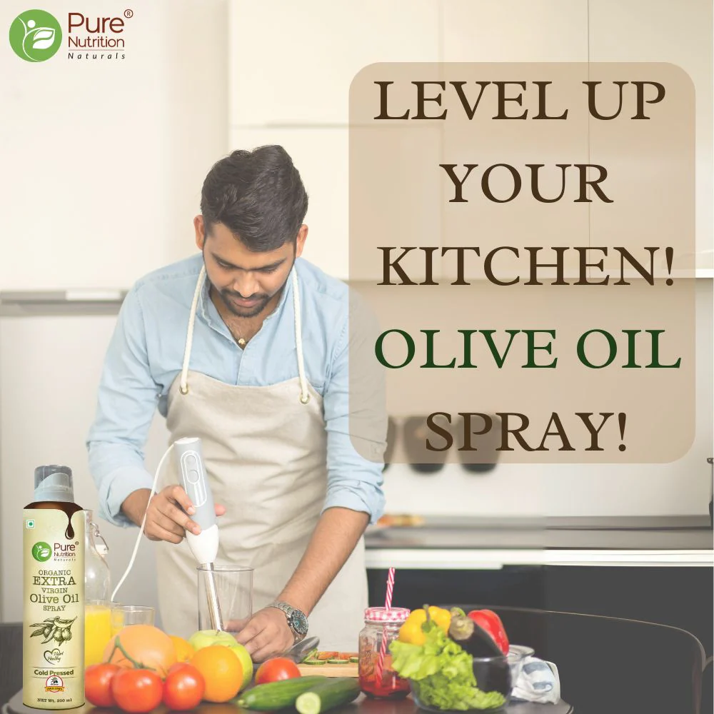 Olive Oil Cooking Spray 200ml | 100% Organic, Extra Virgin, Cold Pressed | Ideal for Cooking, Baking, Dressing, and Massage - Image 4