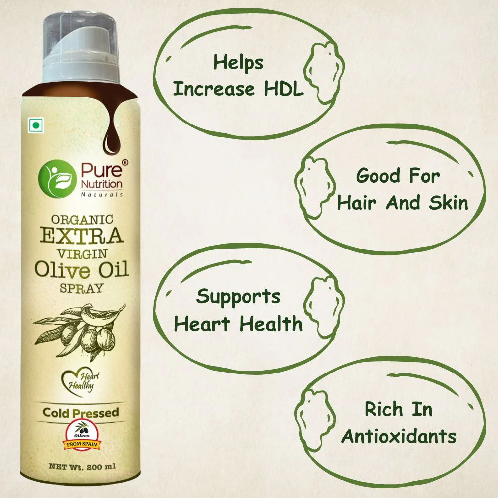 Olive Oil Cooking Spray 200ml | 100% Organic, Extra Virgin, Cold Pressed | Ideal for Cooking, Baking, Dressing, and Massage - Image 7