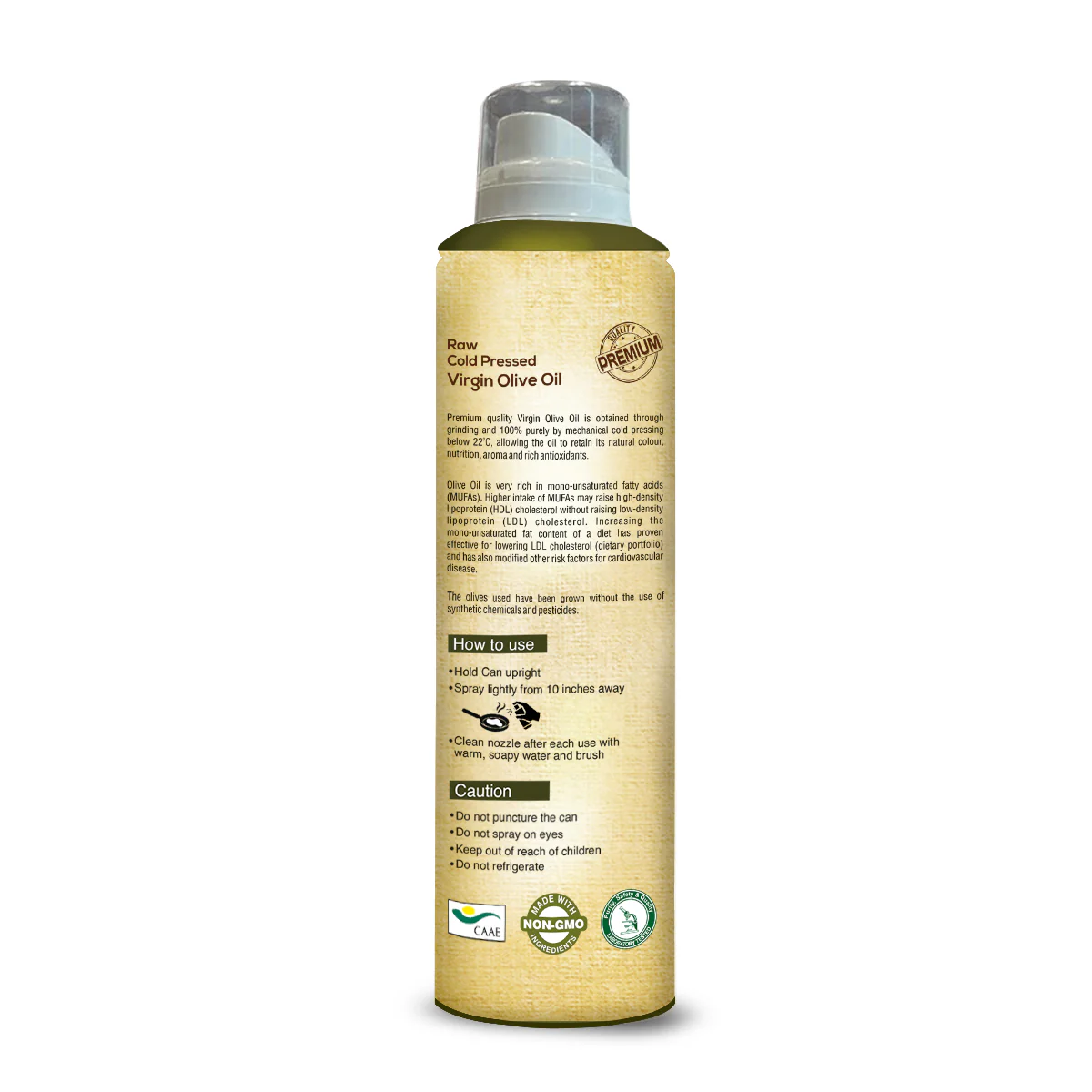 Olive Oil Cooking Spray 200ml | 100% Organic, Extra Virgin, Cold Pressed | Ideal for Cooking, Baking, Dressing, and Massage - Image 9