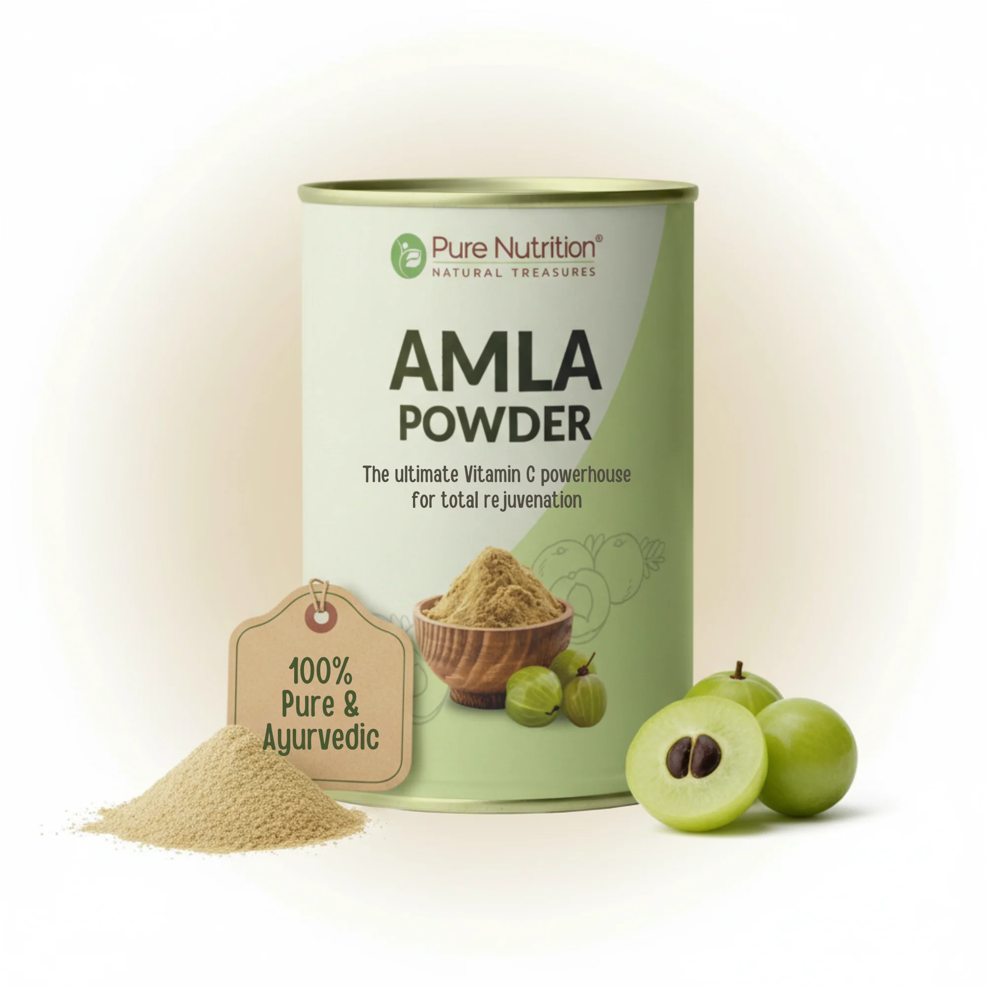 Pure Nutrition Organic Amla Powder  | Natural Herbal Powder - Image 2