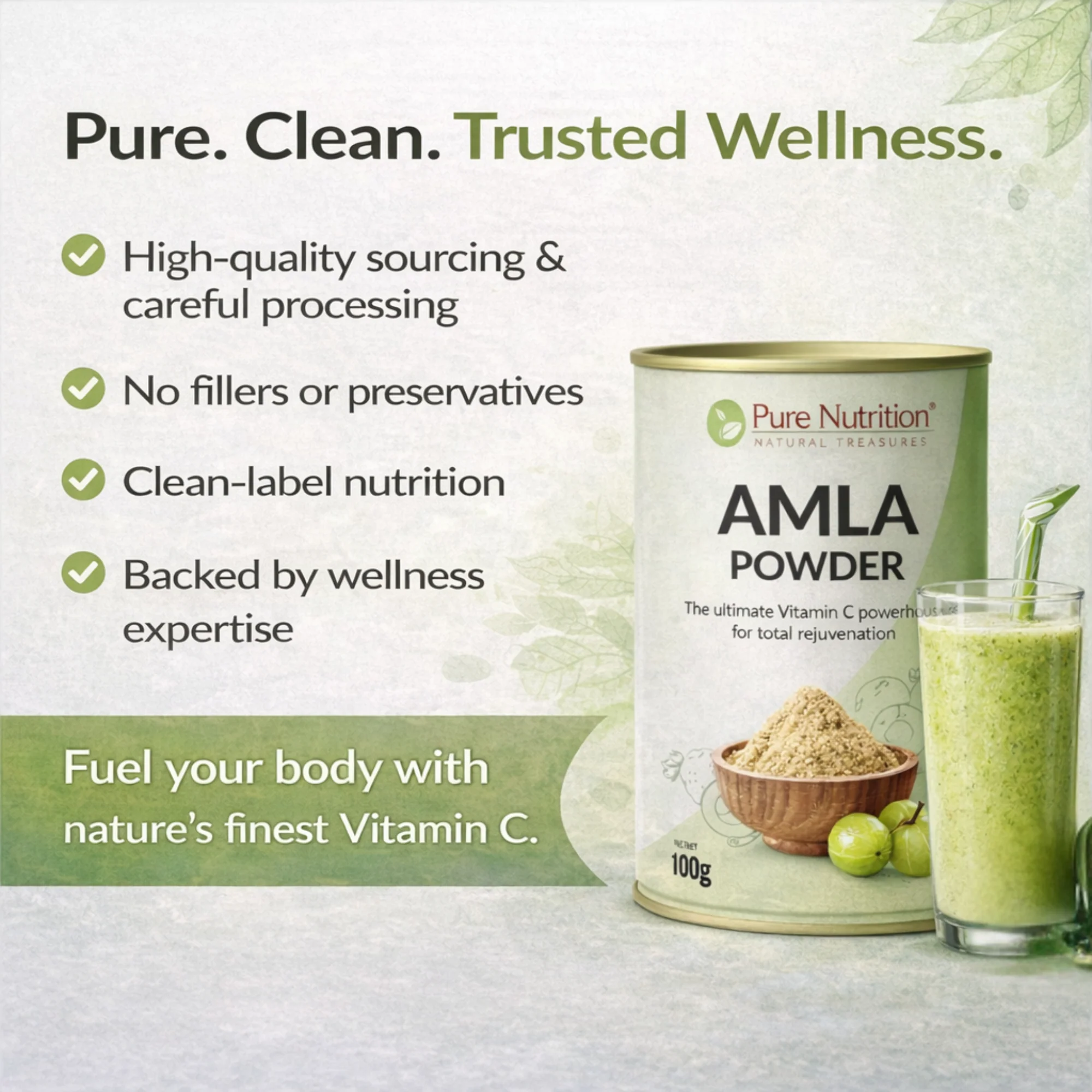 Pure Nutrition Organic Amla Powder  | Natural Herbal Powder - Image 6