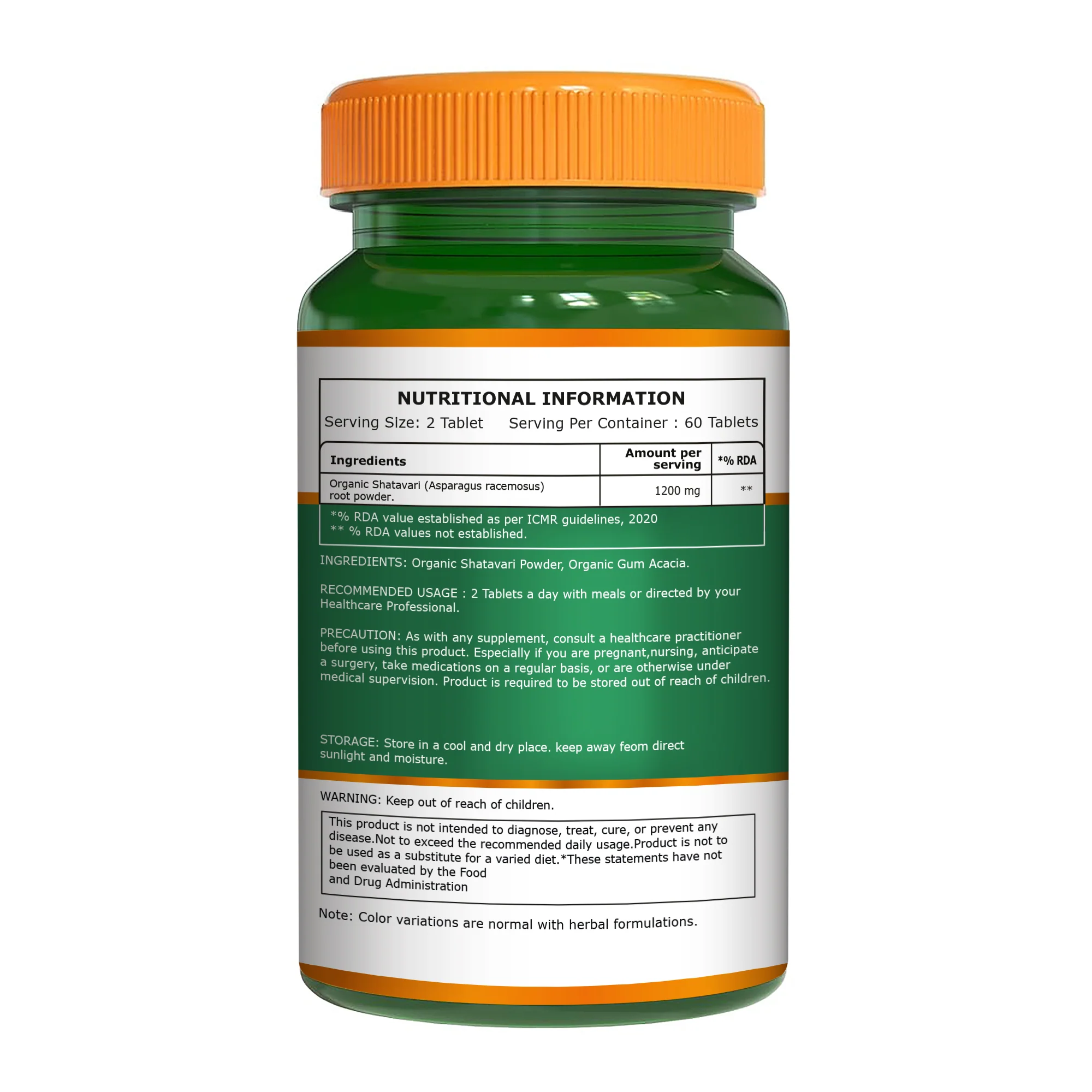 Organic Shatavari - 120 Tablets | Boosts Immunity, Digestion, and Supports Women's Hormonal and Reproductive Health - Image 6