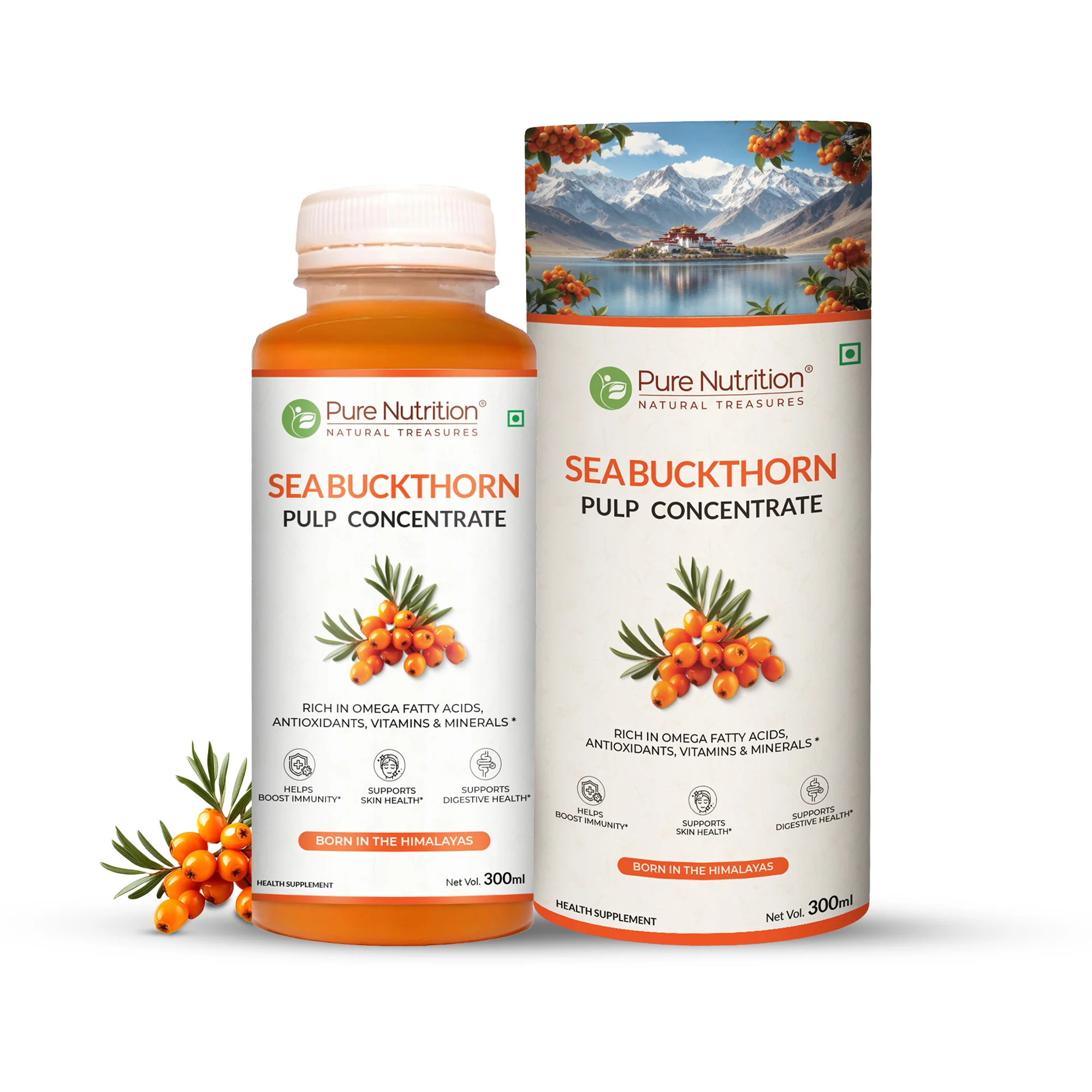 Pure Nutrition Sea Buckthorn Pulp Concentrate – 300 ml - Image 8