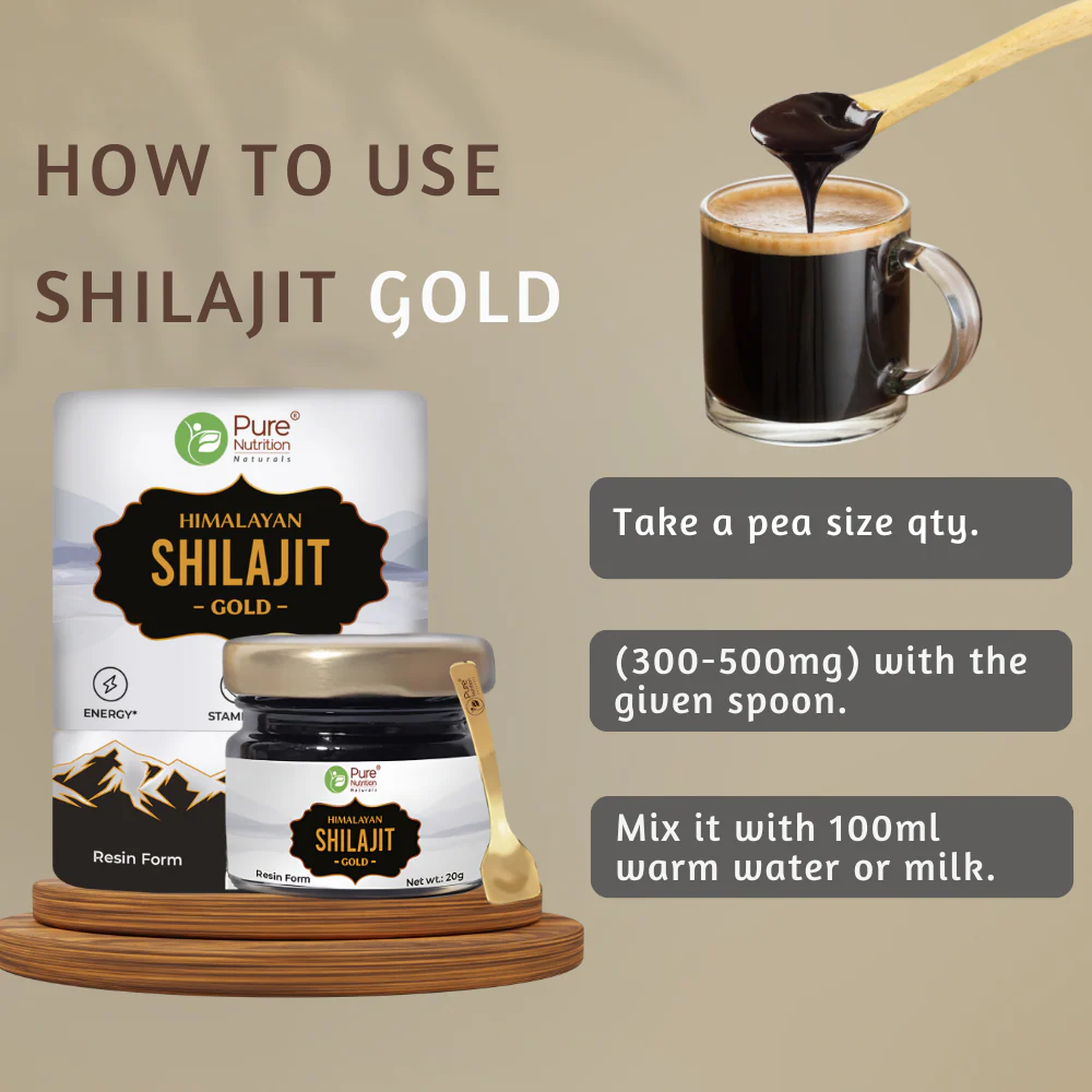 Shilajit Gold Resin with Ashwagandha & Natural Ayurvedic Ingredients | Supports Energy, Stamina & Well-Being - 20g - Image 3