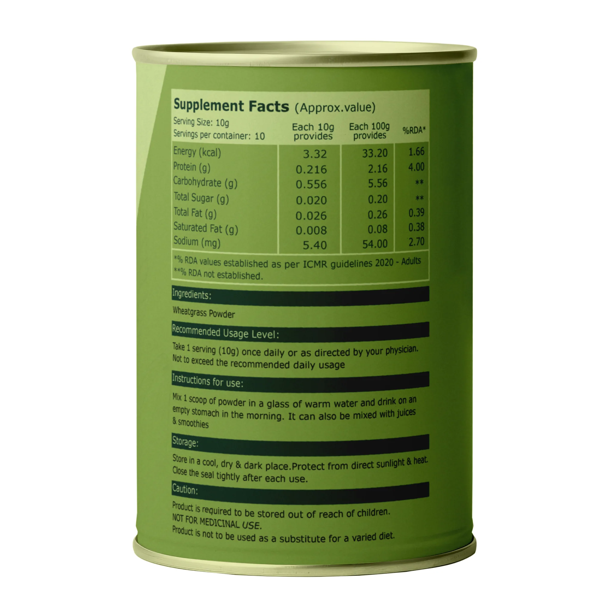 Pure Nutrition Wheatgrass Powder – 100g | Supports Detox, Alkalinity & Vitality - Image 10