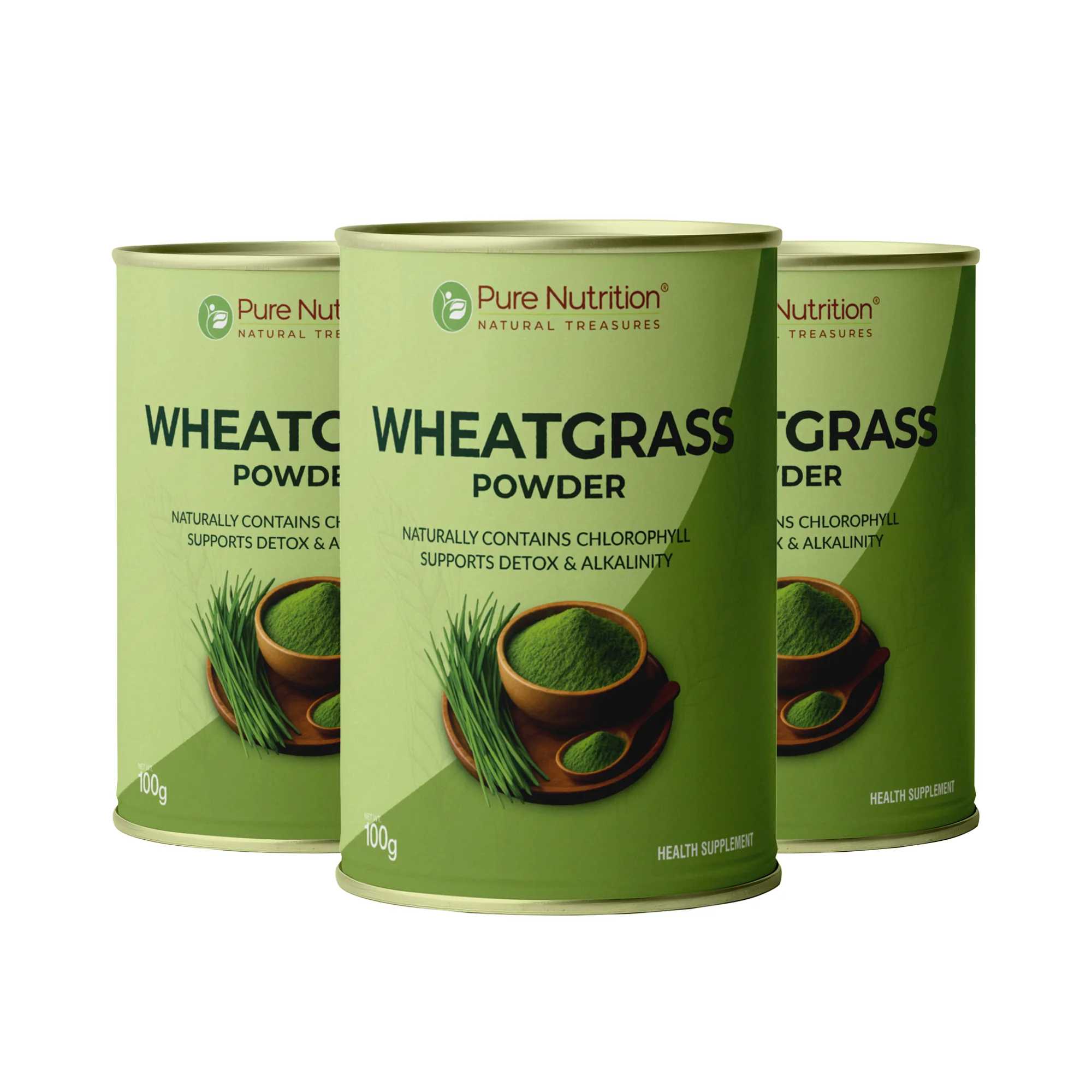 Pure Nutrition Wheatgrass Powder – 100g | Supports Detox, Alkalinity & Vitality - Image 8