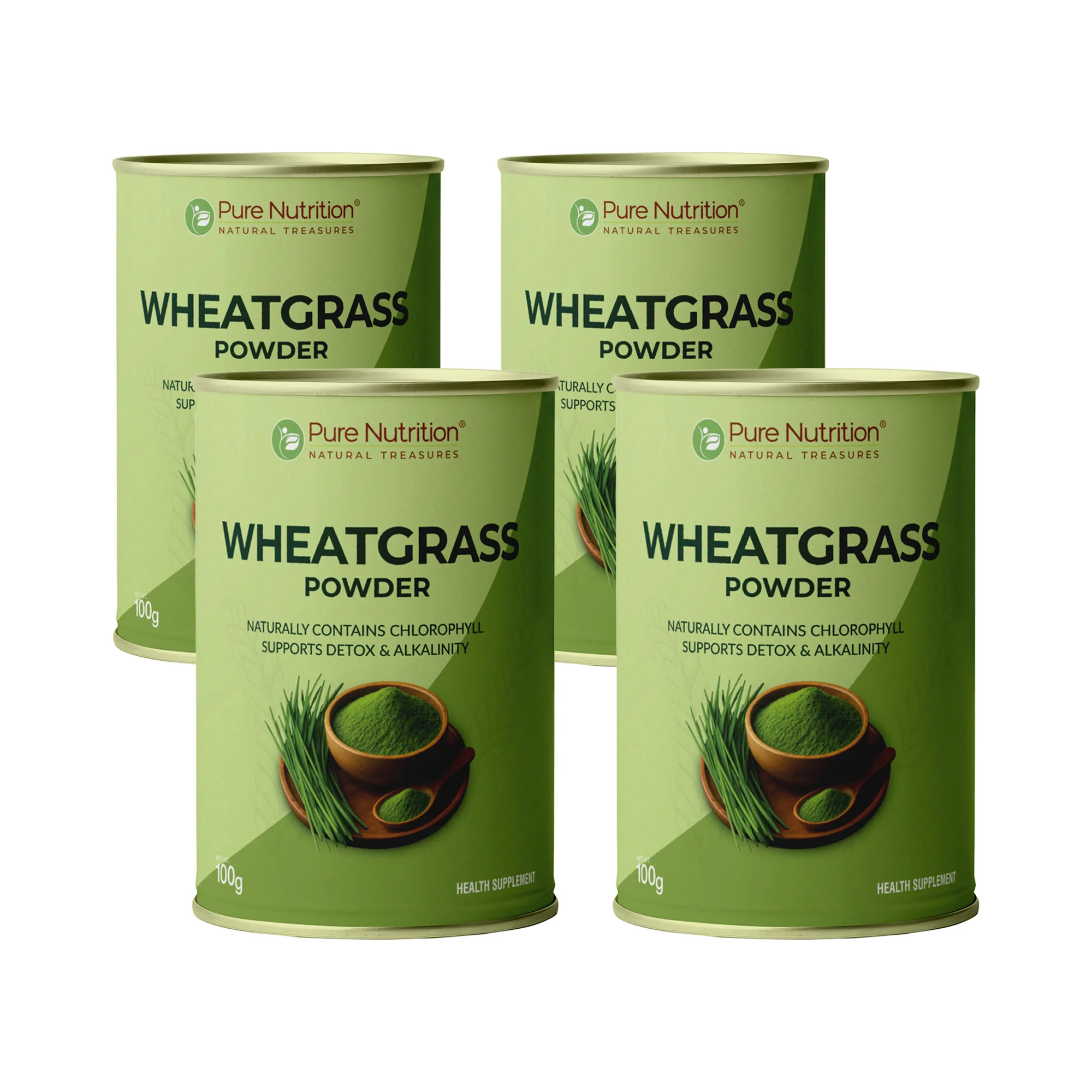 Pure Nutrition Wheatgrass Powder – 100g | Supports Detox, Alkalinity & Vitality - Image 9