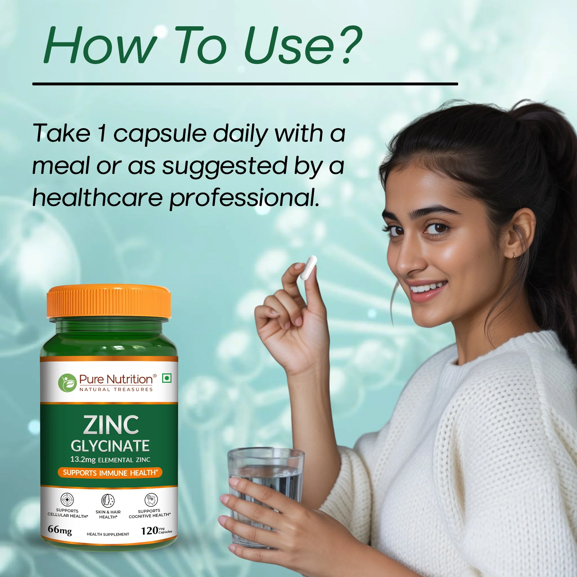 Pure Nutrition Zinc Glycinate - Image 4