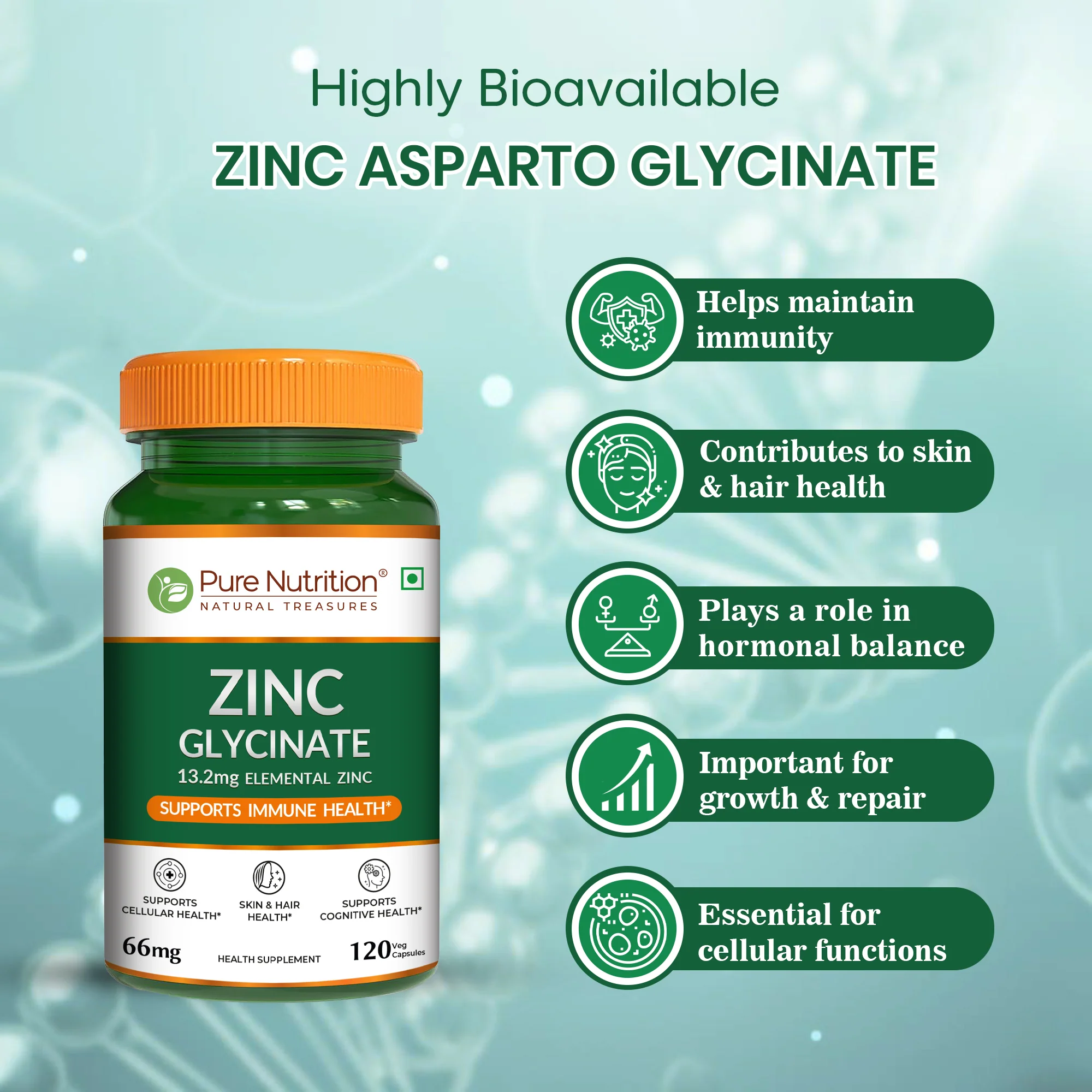 Pure Nutrition Zinc Glycinate - Image 6
