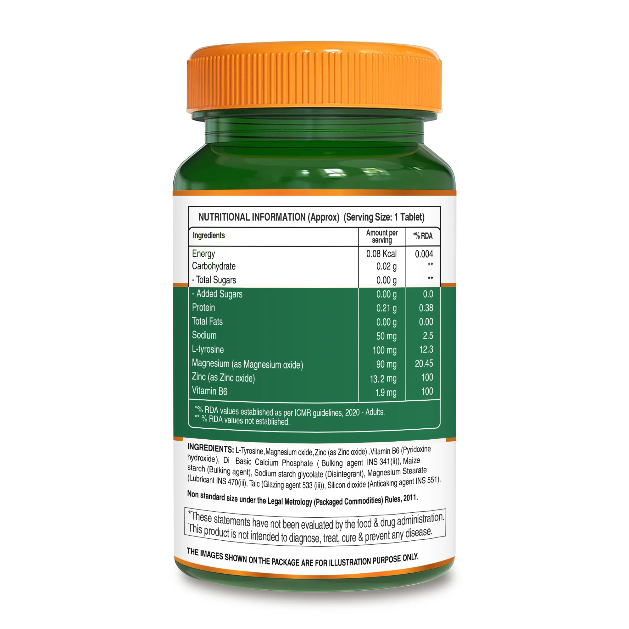 Zinc ZMA - 120 Veg Tablets | 800mg with Zinc, Magnesium Aspartate & Vitamin B6 | Enhances Muscle Recovery, Strengthens Bones, Boosts Sleep Quality & Supports Immune Health | Ideal for Active Lifestyles - Image 7
