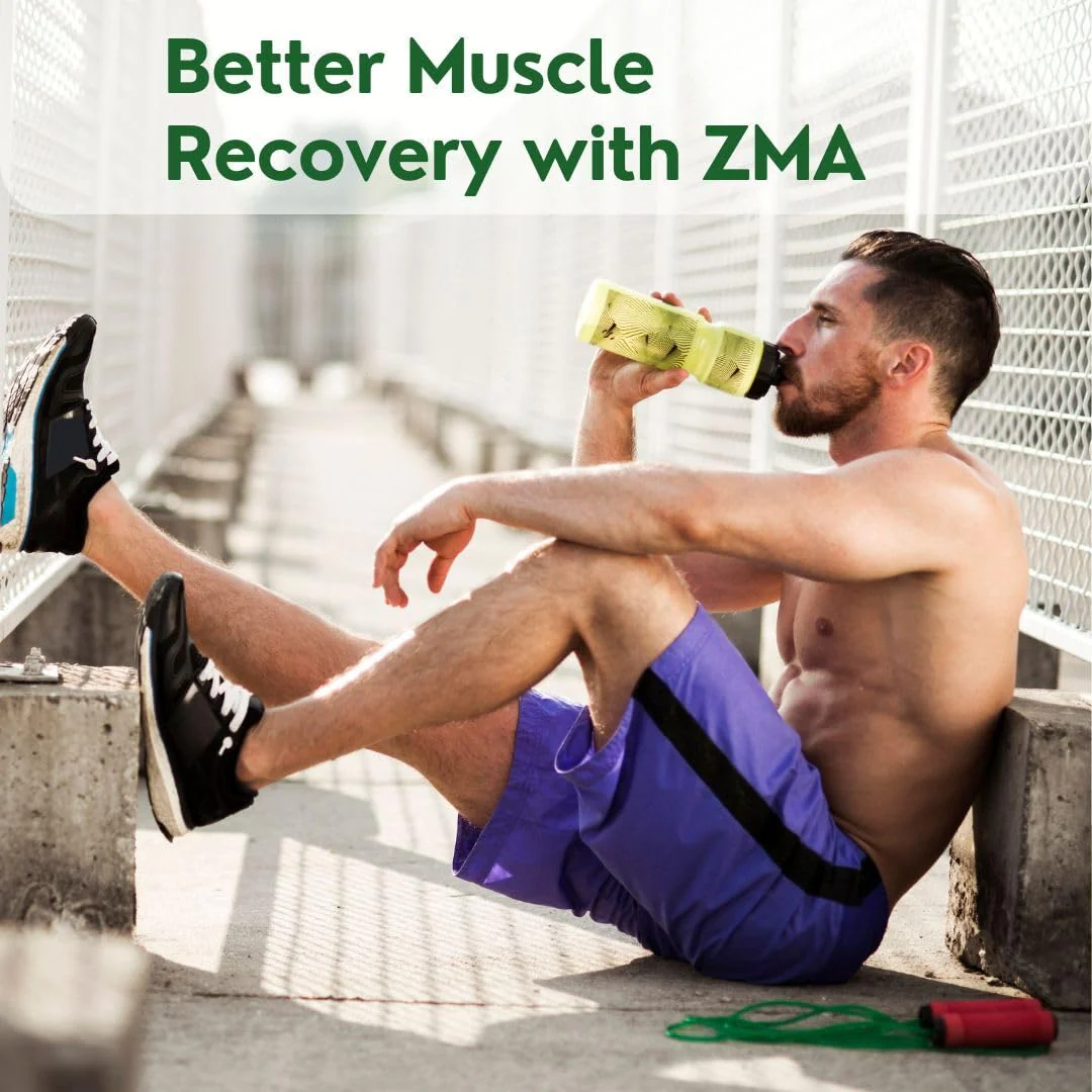 Zinc ZMA - 120 Veg Tablets | 800mg with Zinc, Magnesium Aspartate & Vitamin B6 | Enhances Muscle Recovery, Strengthens Bones, Boosts Sleep Quality & Supports Immune Health | Ideal for Active Lifestyles - Image 8