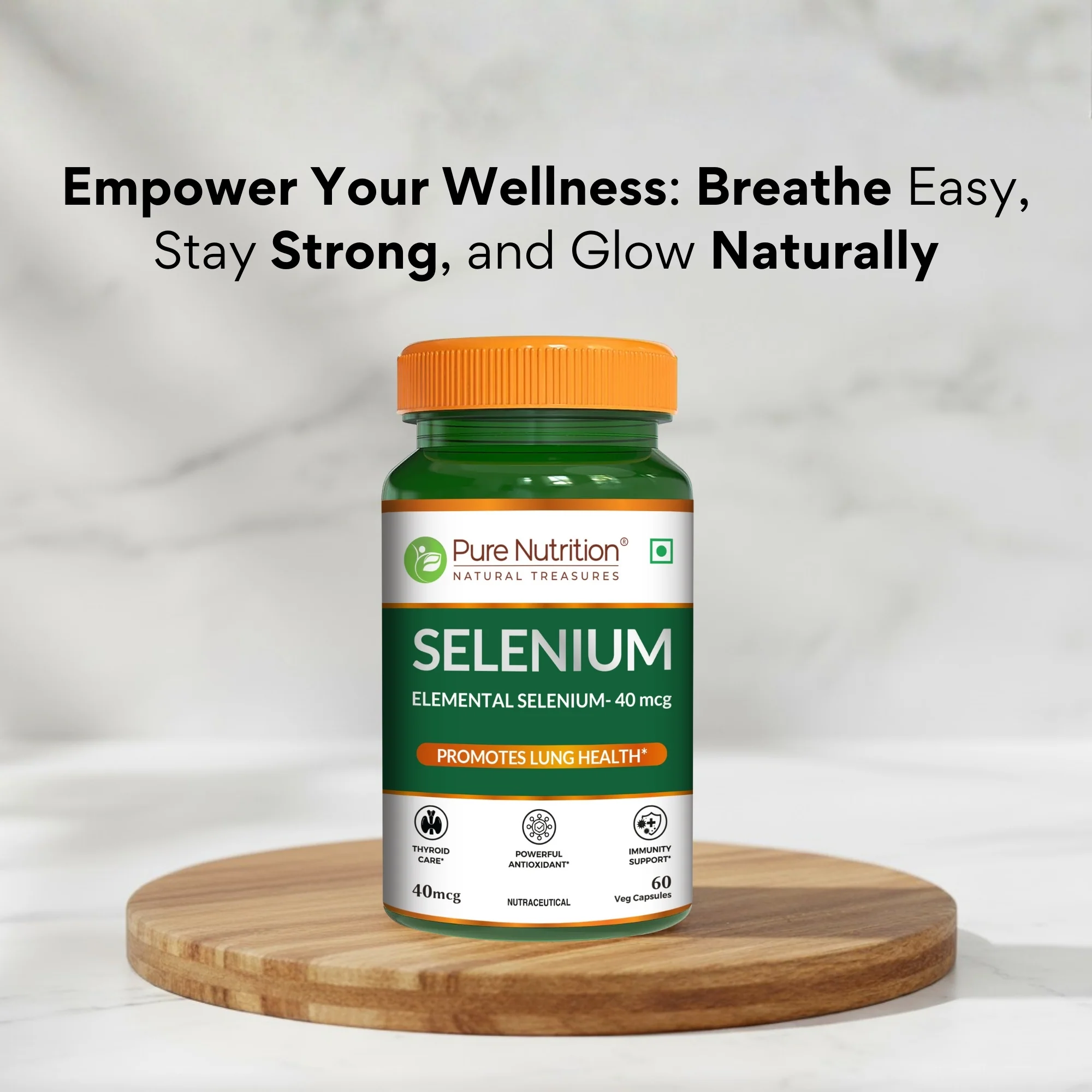 Selenium Supplement – 60 Veg Capsules for Immunity & Wellness - Image 4