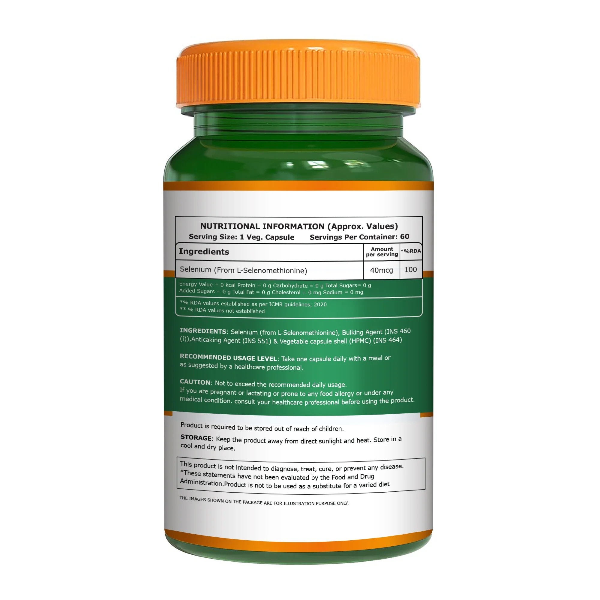 Selenium Supplement – 60 Veg Capsules for Immunity & Wellness - Image 7