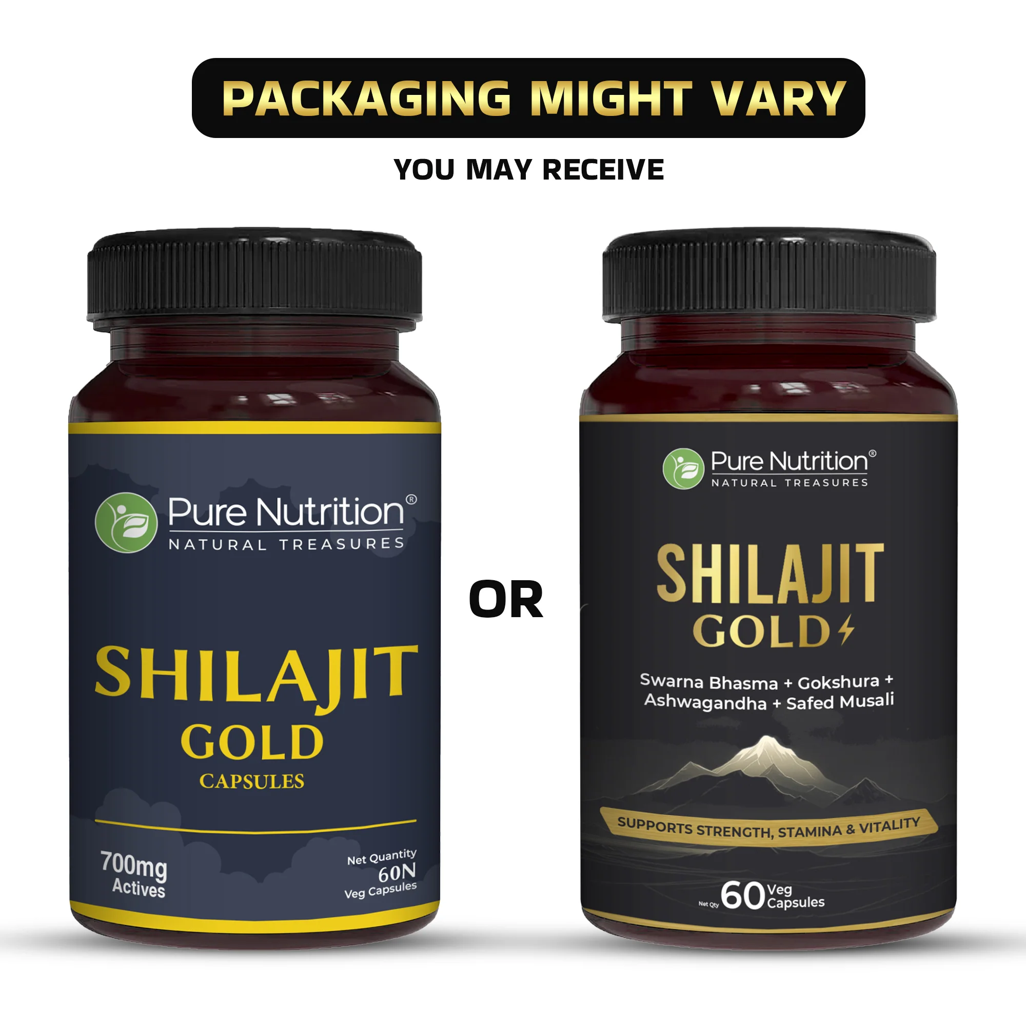 Shilajit Gold with Gokhru, Ashwagandha, Safed Musali, and Shatavari -Capsules | Supports Vitality and Wellness - Image 3